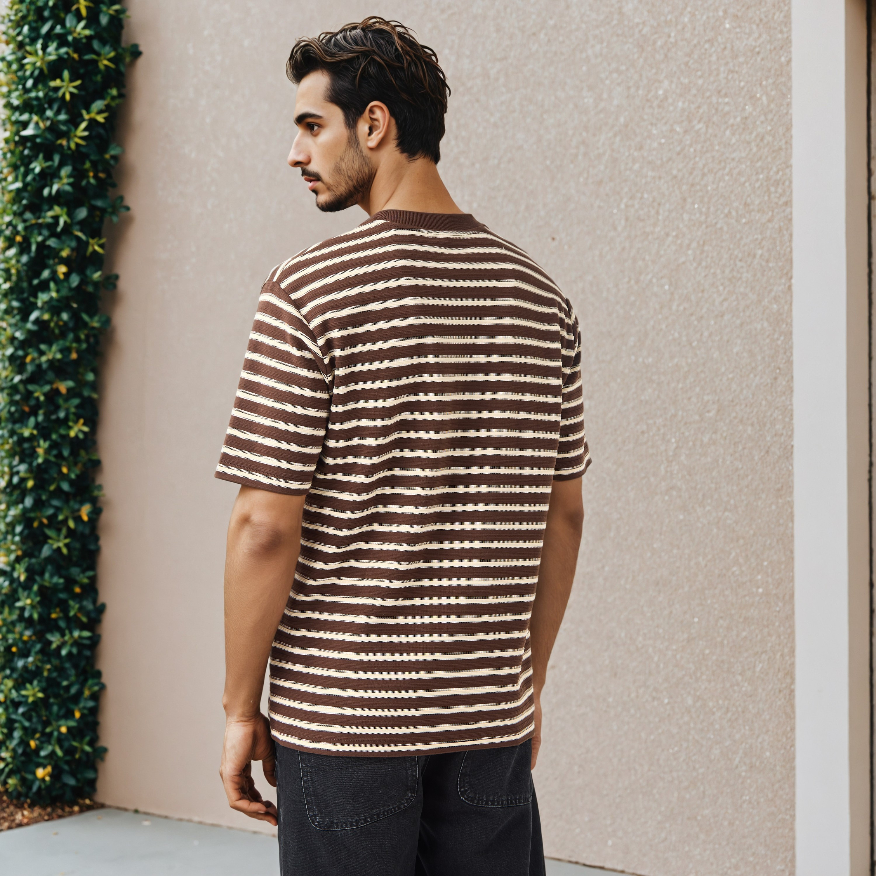 تيشيرت عثماني مخطط بياقة ضيقة-men-clothing-tshirtsandpolos-tshirts-image-3