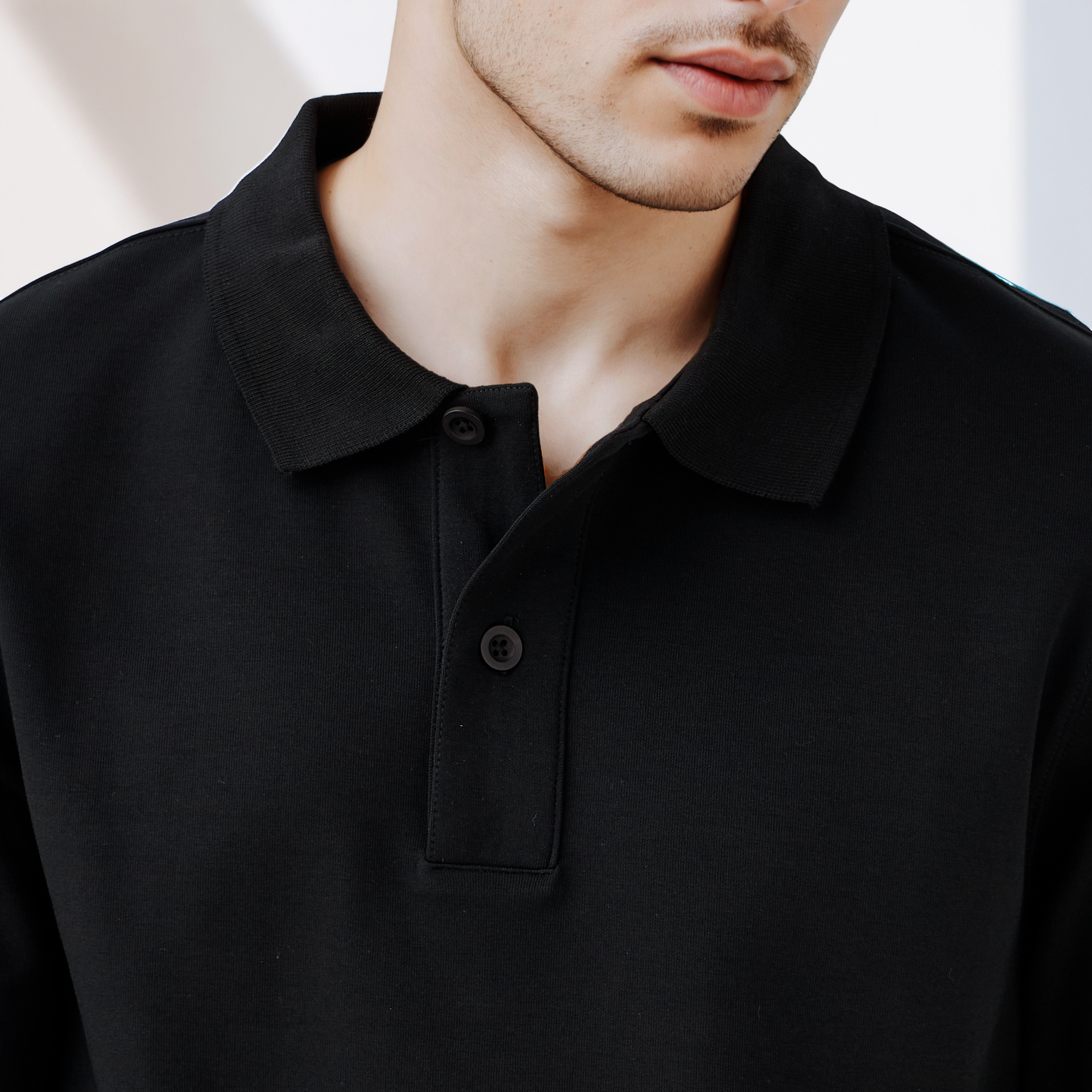 تيشيرت بولو بقصة عادية-men-clothing-tshirtsandpolos-polos-image-5