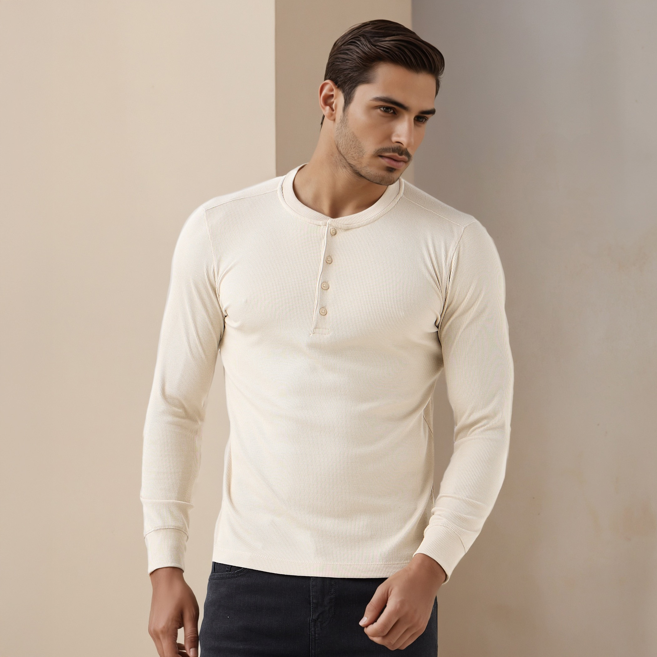 Regular Fit Textured T-shirt-men-clothing-tshirtsandpolos-tshirts-image-1