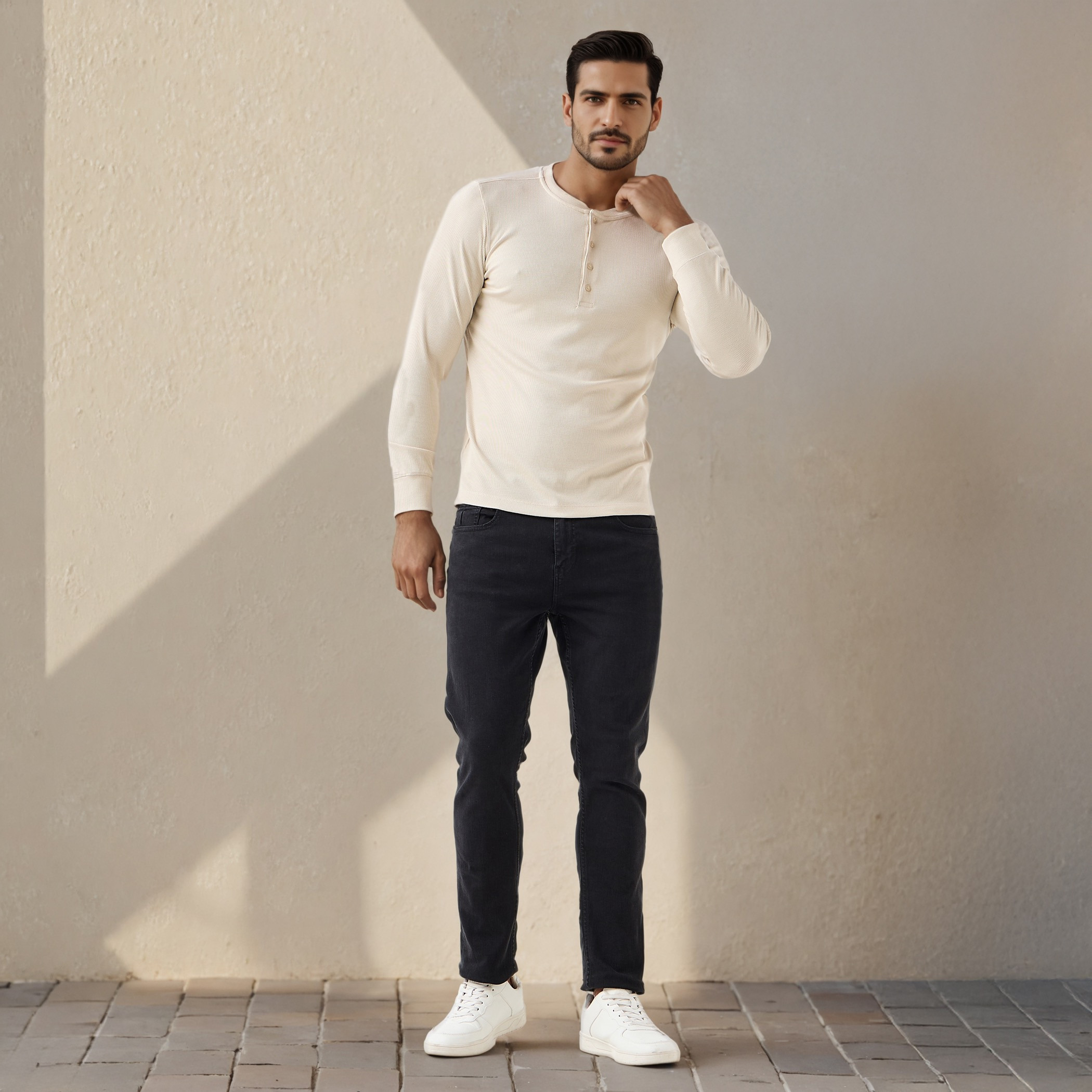 Regular Fit Textured T-shirt-men-clothing-tshirtsandpolos-tshirts-image-2