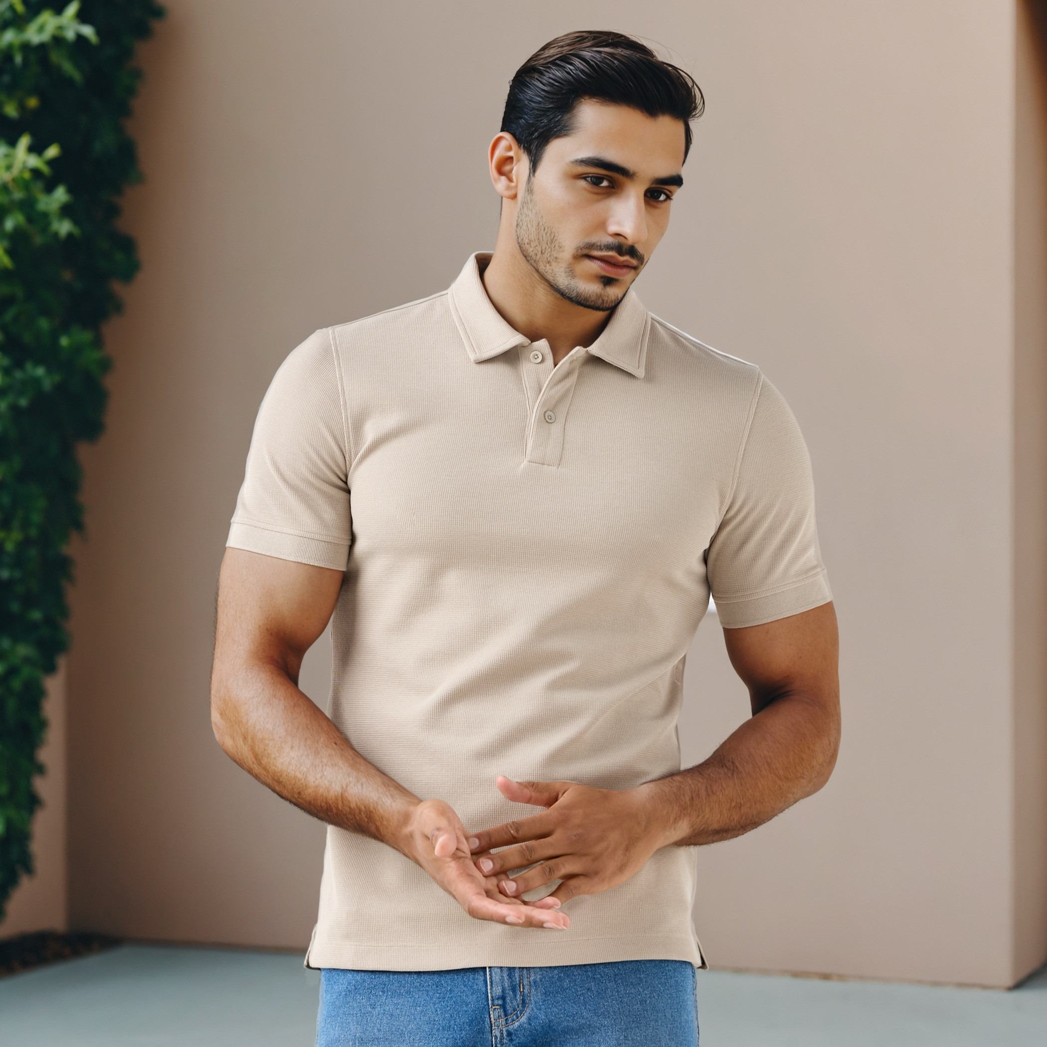تيشيرت بولو بارز الملمس-men-clothing-tshirtsandpolos-polos-image-2
