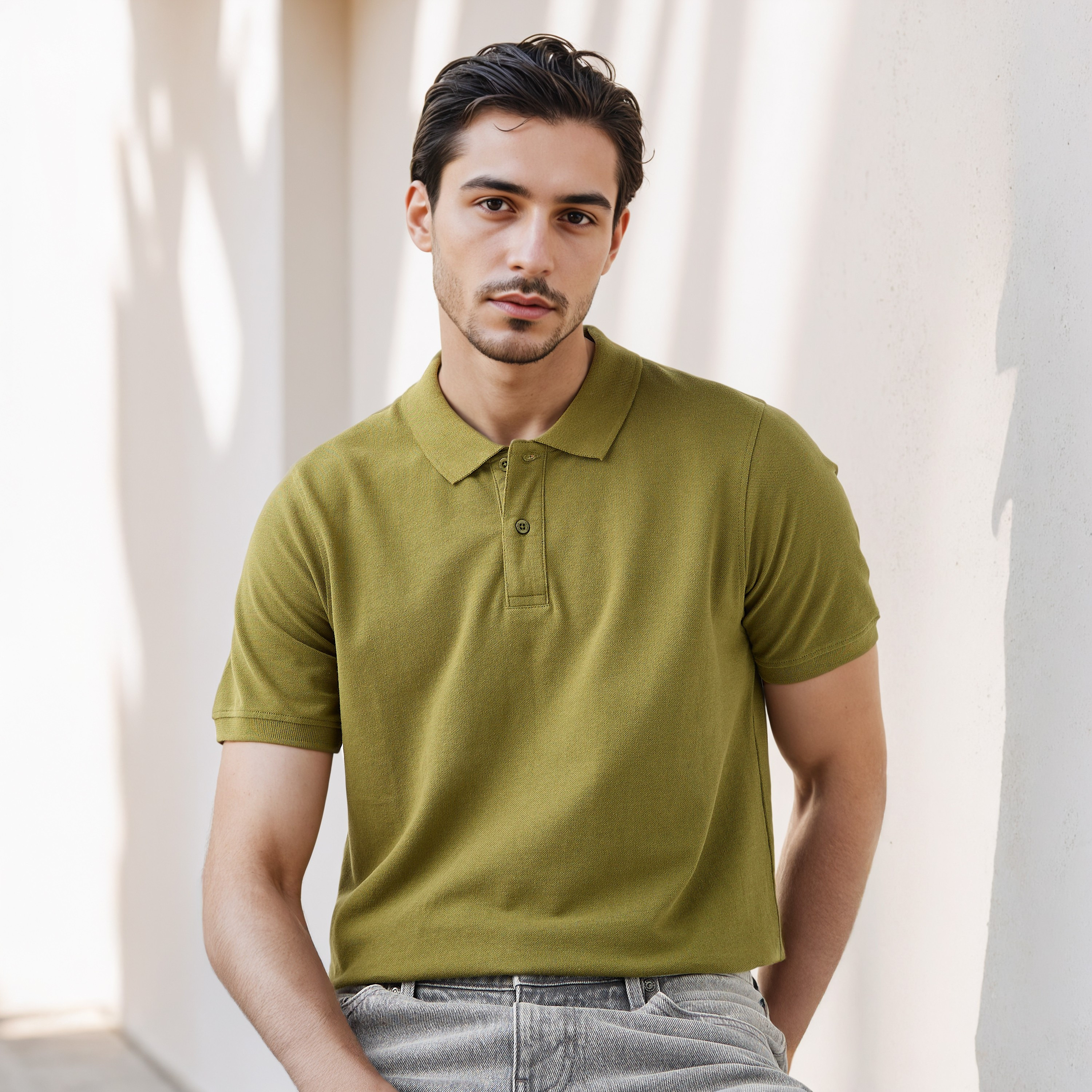 تيشيرت بولو بأكمام قصيرة-men-clothing-tshirtsandpolos-polos-image-1