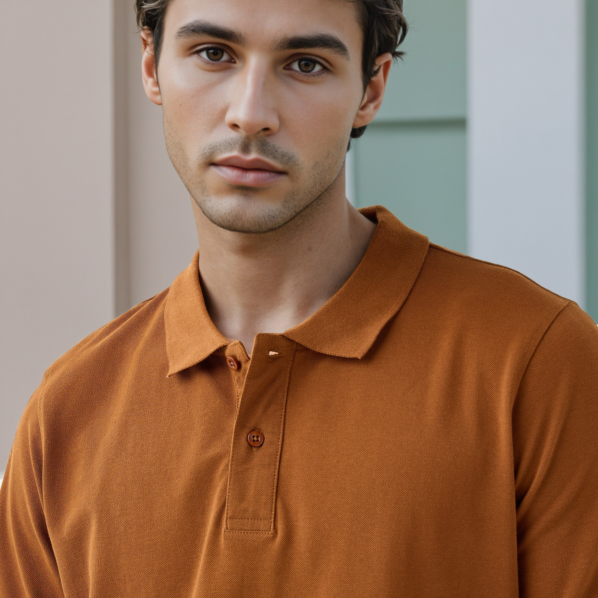 Polo T-shirt with Short Sleeves-men-clothing-tshirtsandpolos-polos-image-4