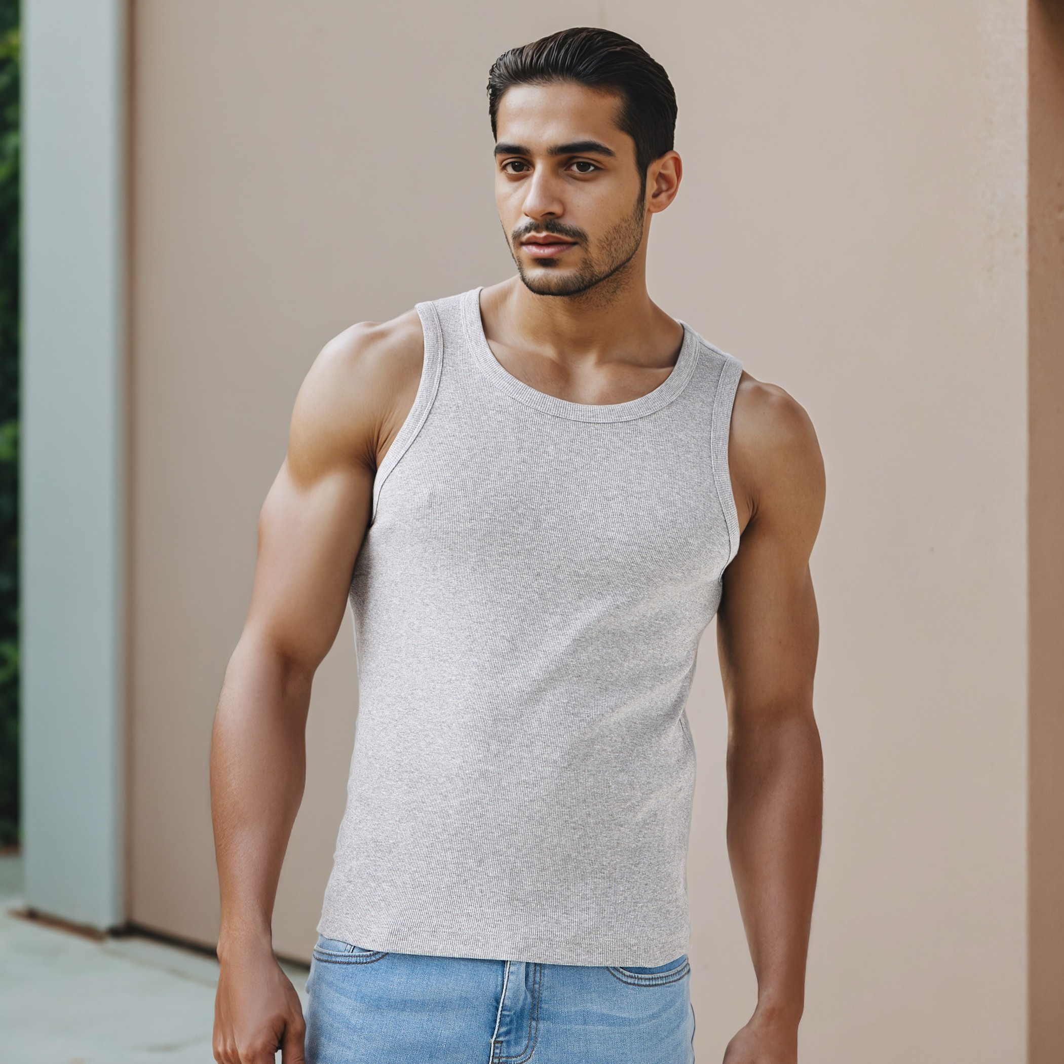 Men Ribbed Cotton Blend Vest-men-clothing-innerwear-vests-image-1