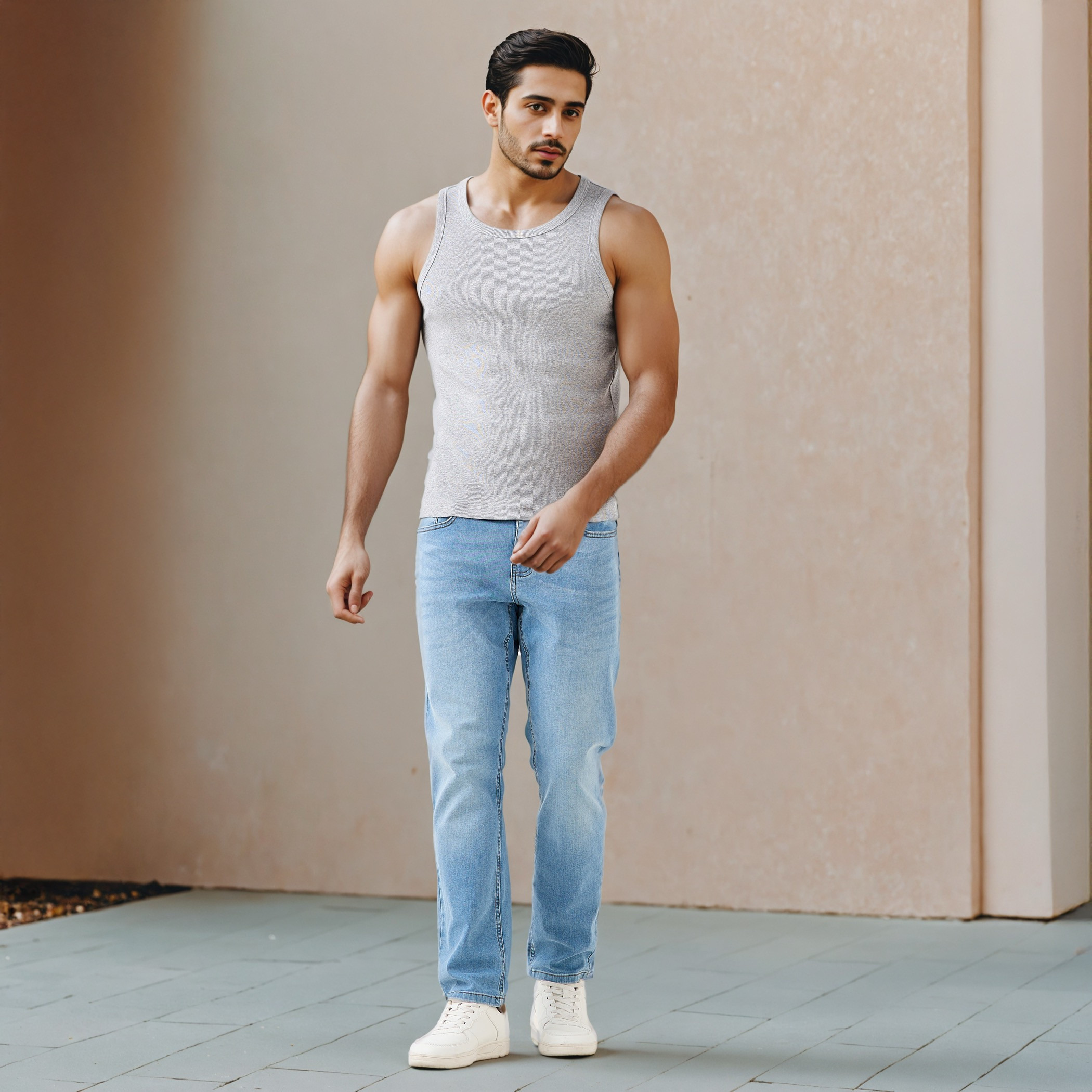 Men Ribbed Cotton Blend Vest-men-clothing-innerwear-vests-image-2