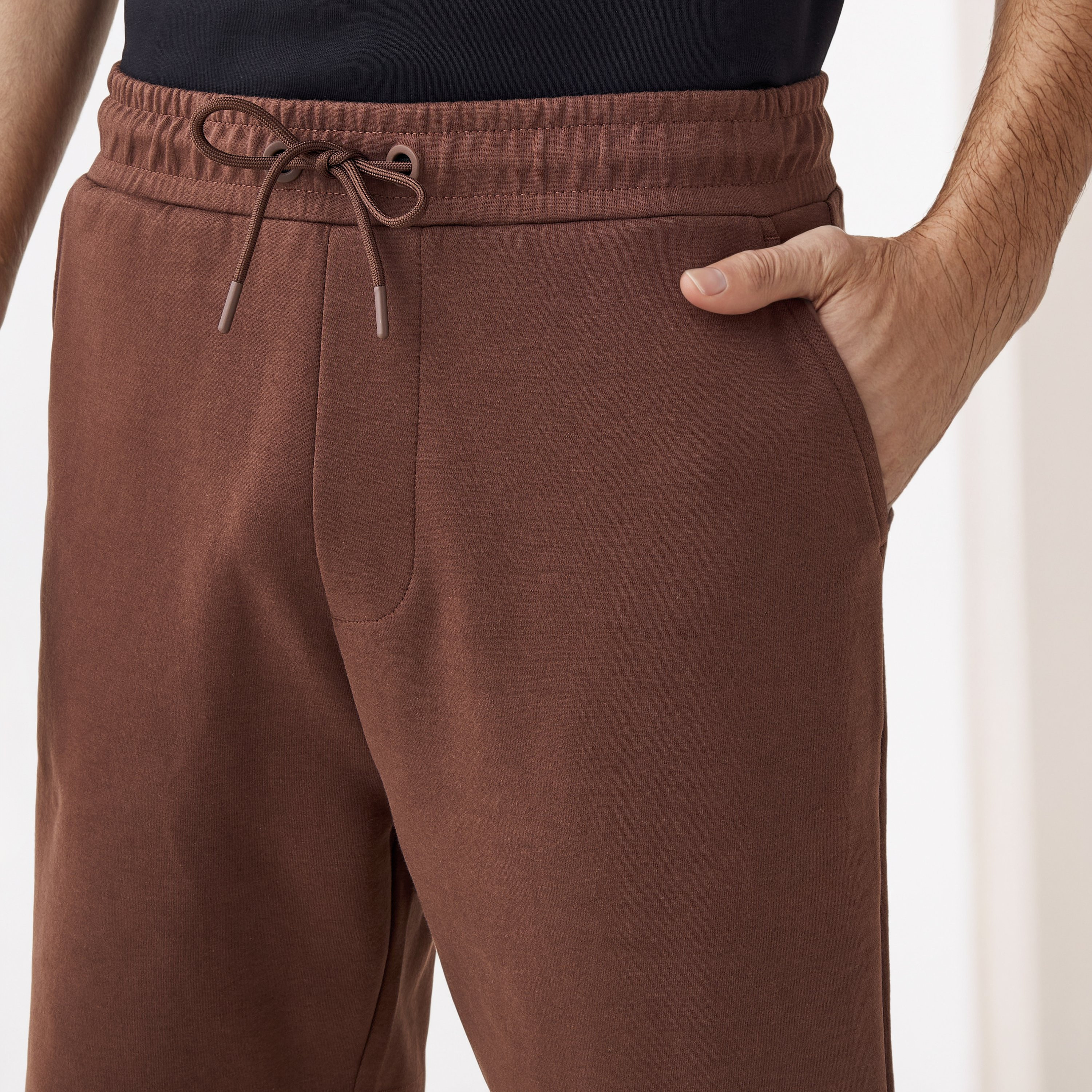 Regular Fit Scuba Flexi Waist Shorts-men-clothing-bottoms-shorts-image-4