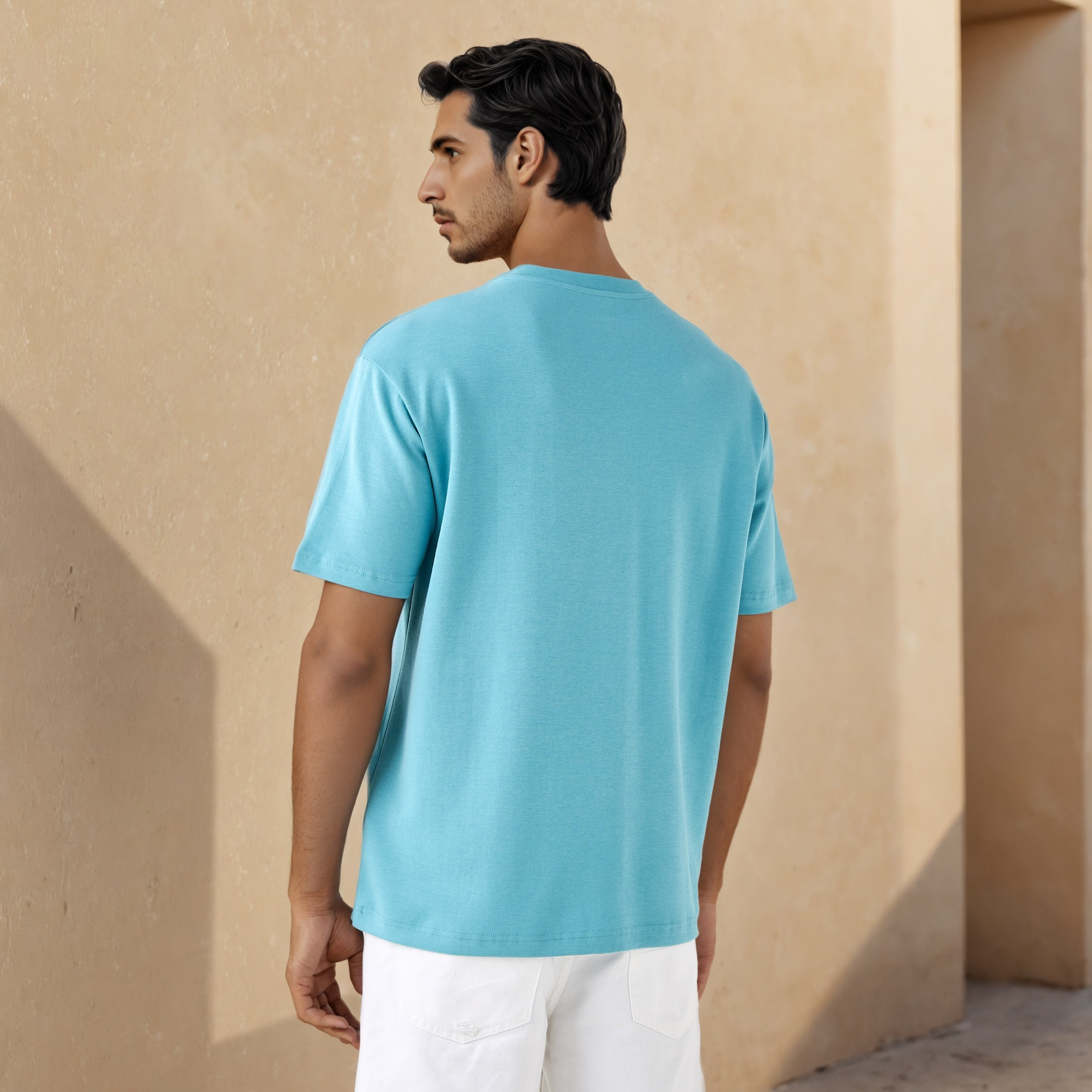 تيشيرت بقصّة مريحة وأكتاف منسدلة-men-clothing-tshirtsandpolos-tshirts-image-8