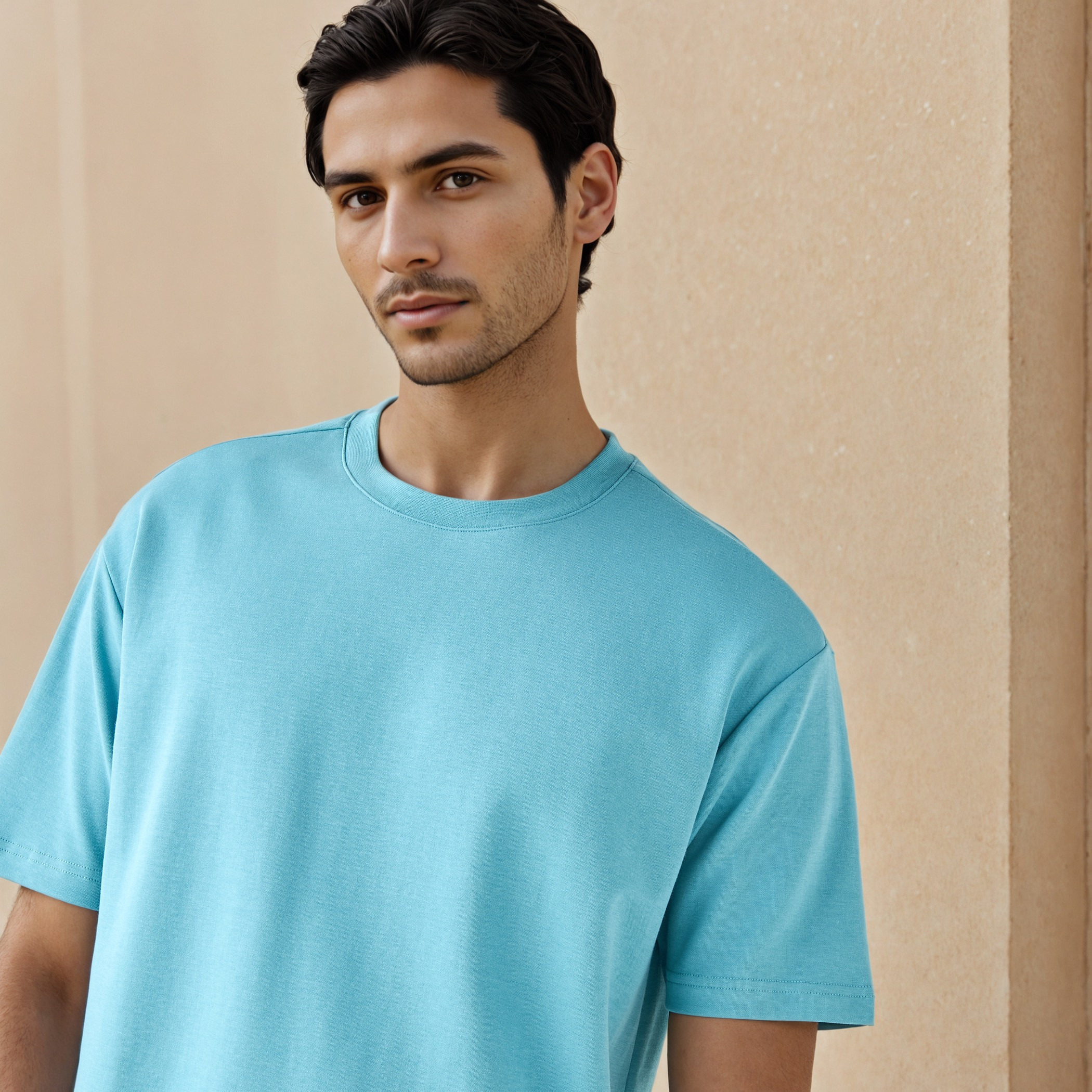 تيشيرت بقصّة مريحة وأكتاف منسدلة-men-clothing-tshirtsandpolos-tshirts-image-9