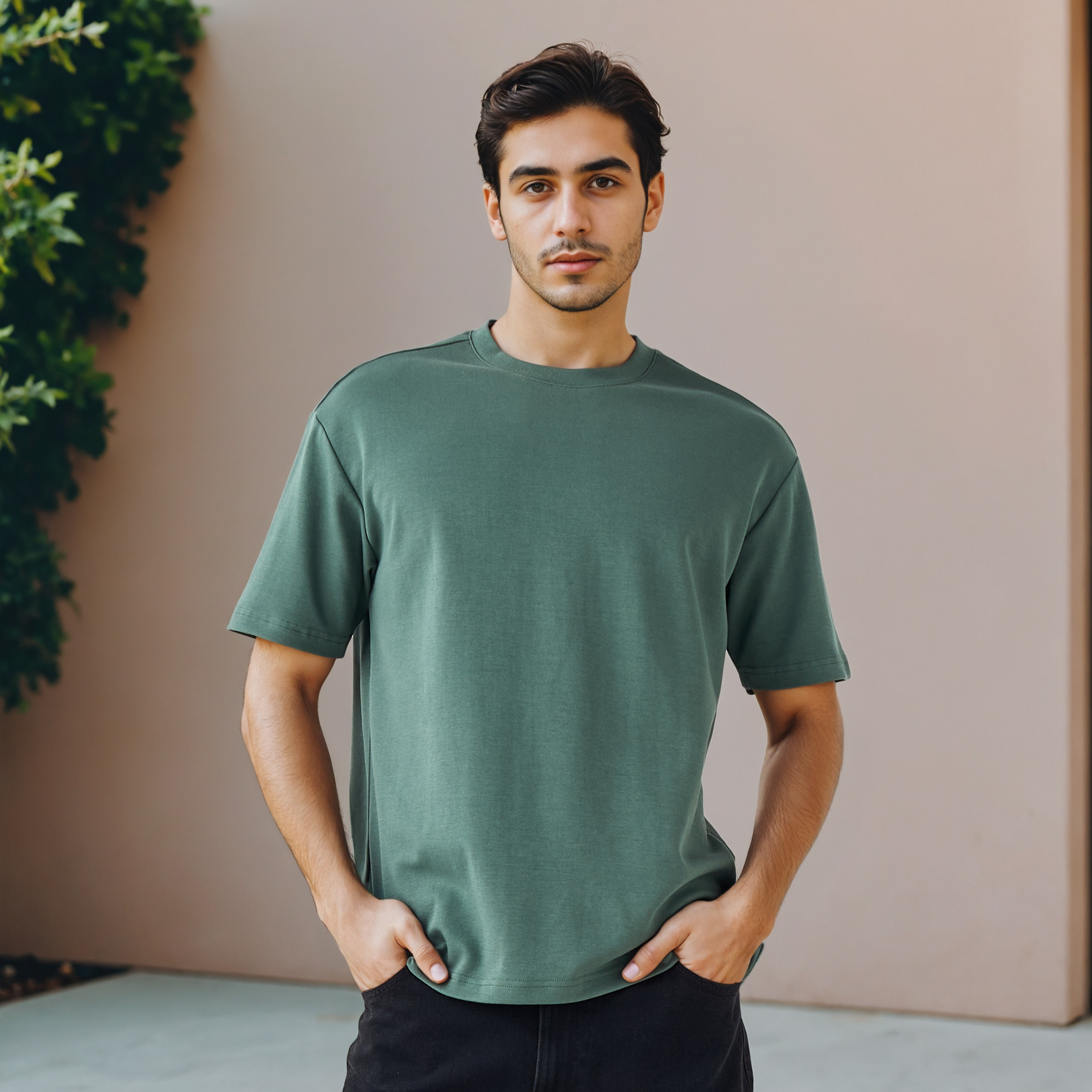 تيشيرت بقصّة مريحة وأكتاف منسدلة-men-clothing-tshirtsandpolos-tshirts-image-11