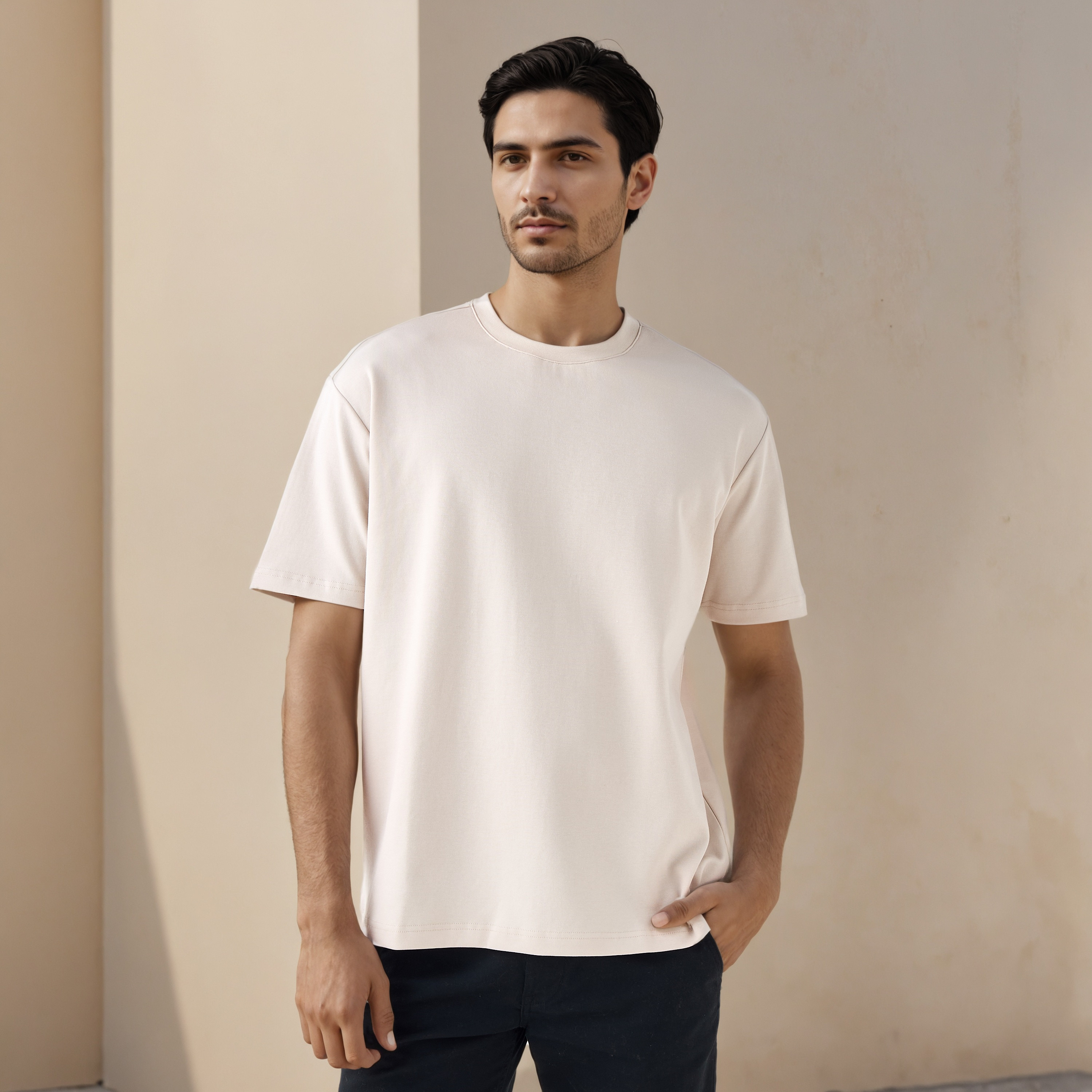 Relaxed Fit Drop Shoulder T-shirt-men-clothing-tshirtsandpolos-tshirts-image-1