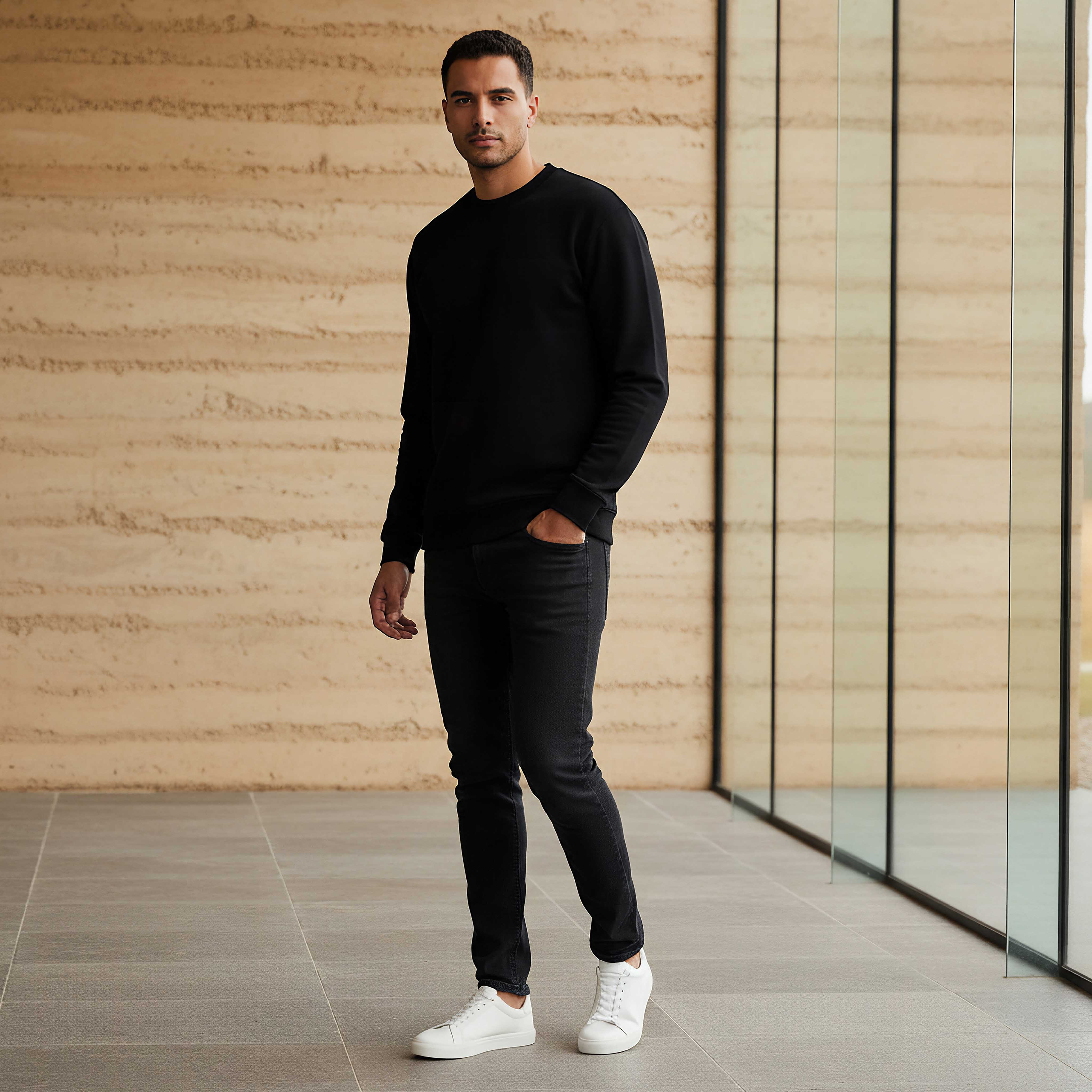 Men Regular Fit Soft Touch Sweatshirt-men-winterwear-hoodiesandsweatshirts-image-2