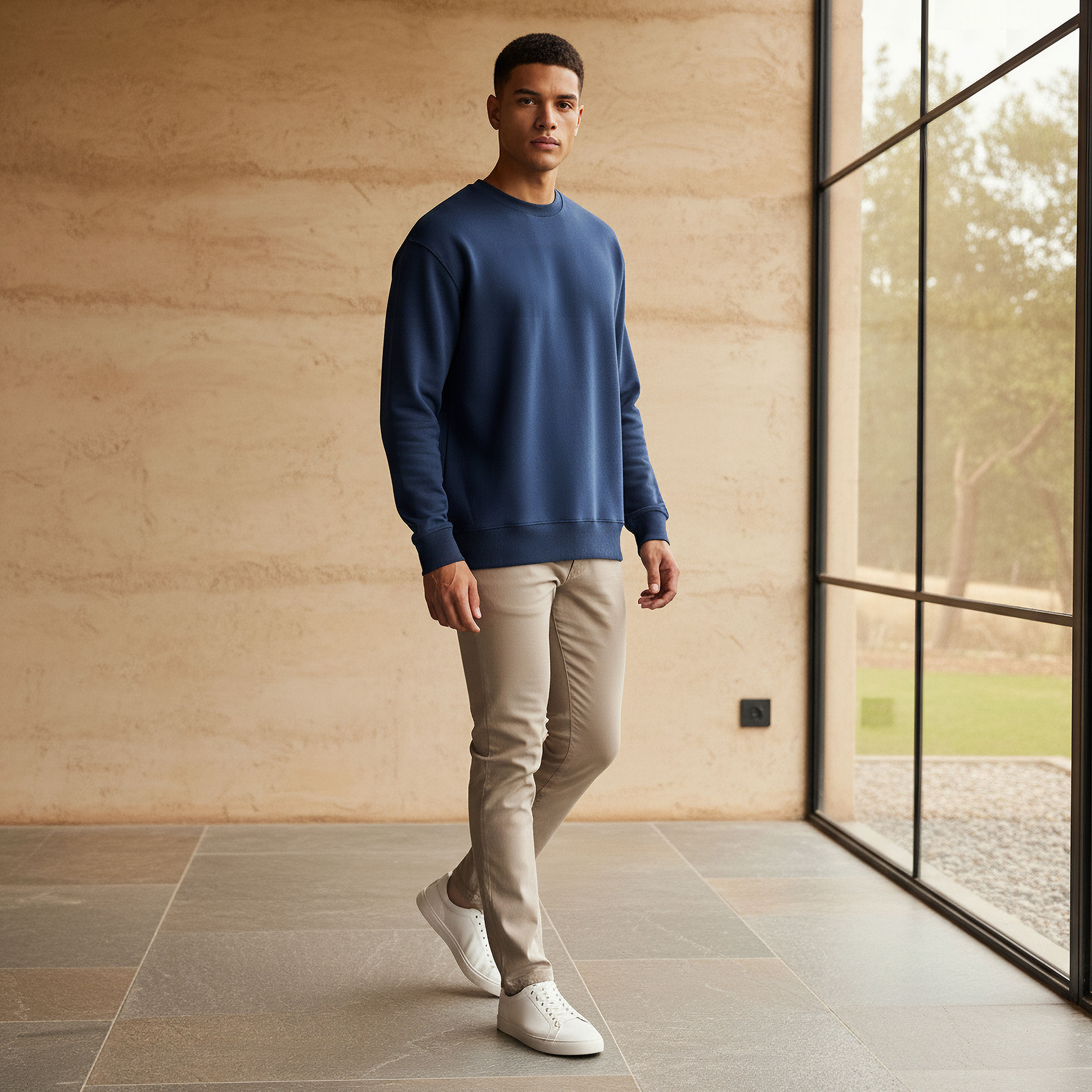 Men Regular Fit Soft Touch Sweatshirt-men-winterwear-hoodiesandsweatshirts-image-2