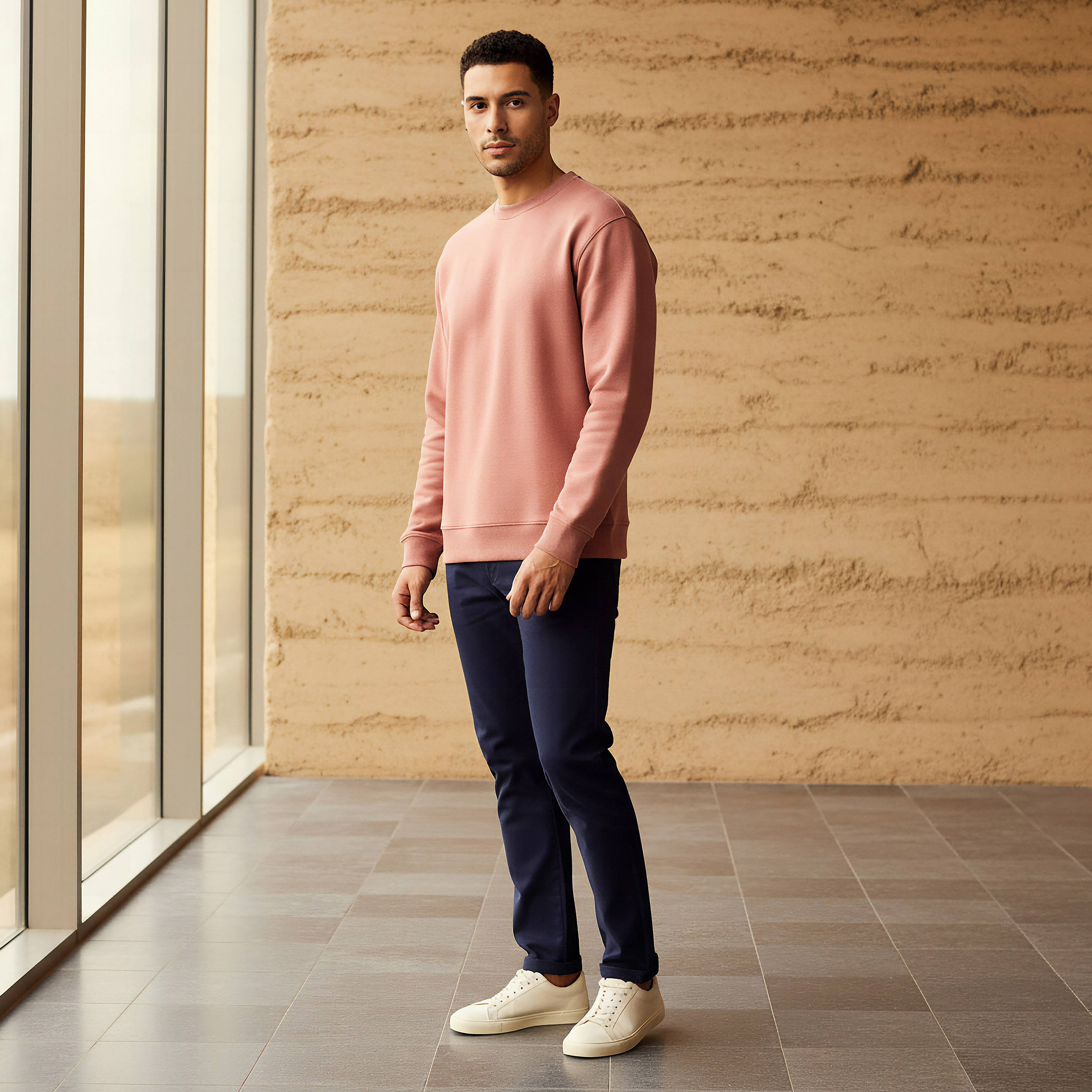Men Regular Fit Soft Touch Sweatshirt-men-winterwear-hoodiesandsweatshirts-image-2