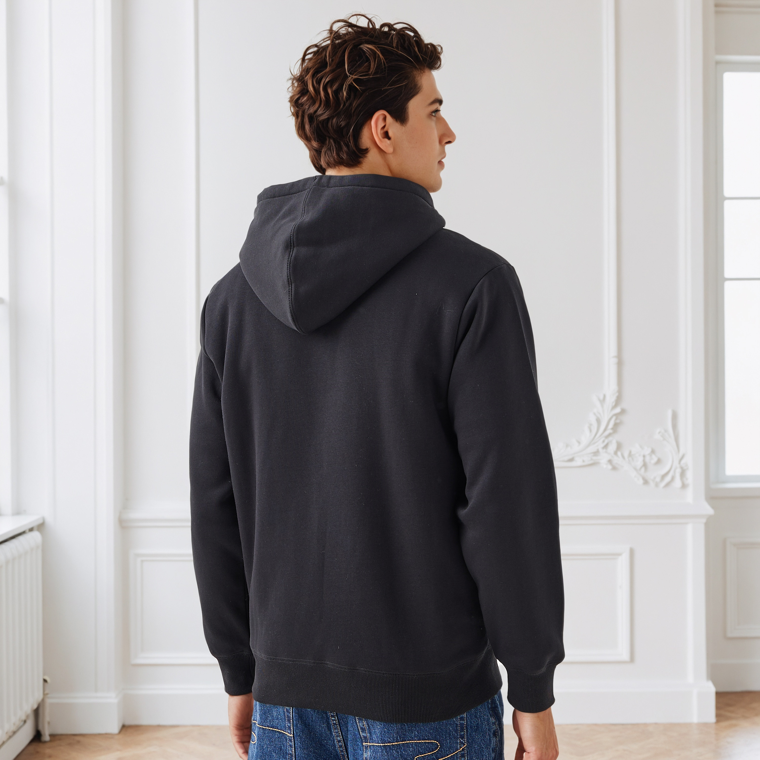 Men Regular Fit Hooded Zipper Jacket-men-clothing-jacketsandblazers-jackets-image-18