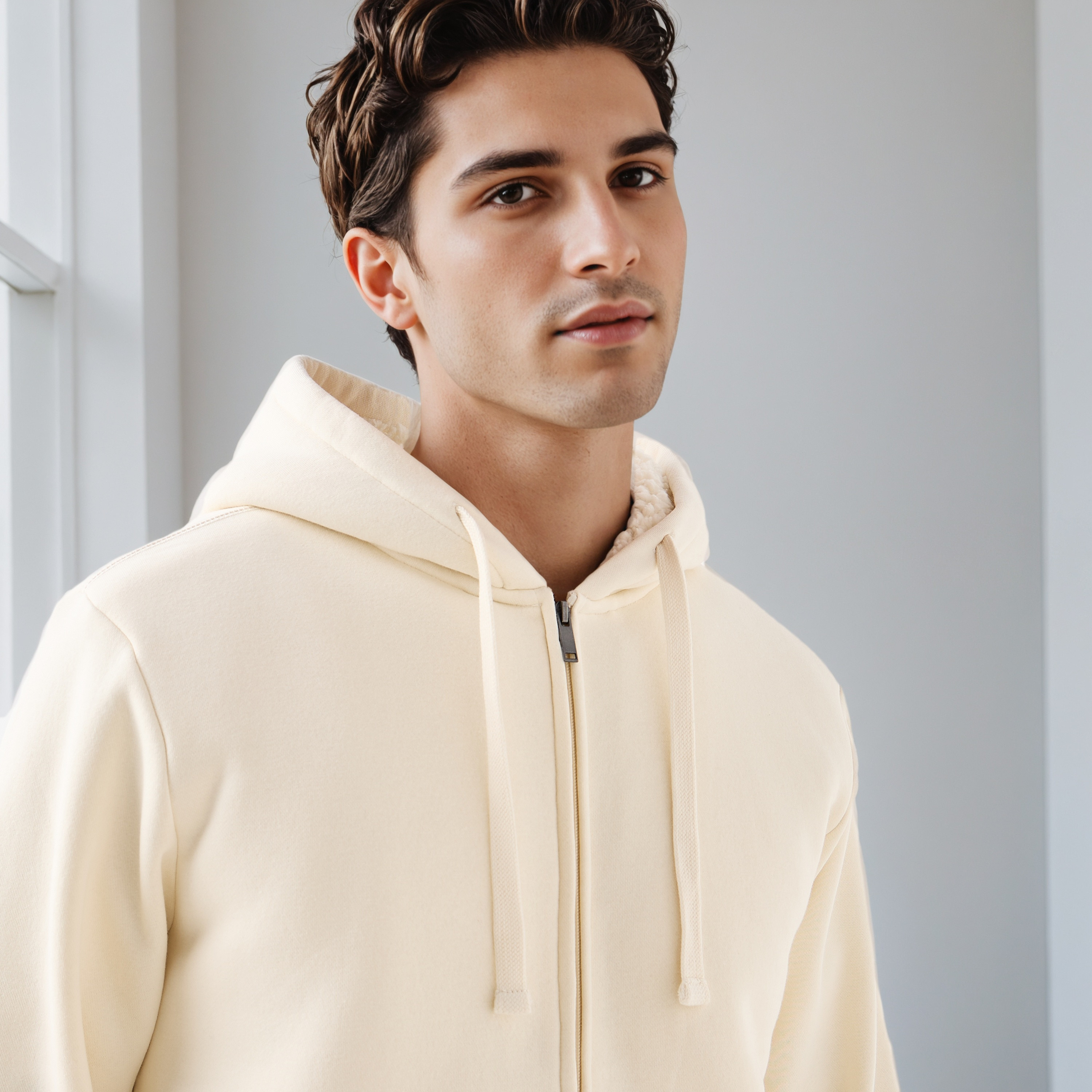 Men Regular Fit Hooded Zipper Jacket-men-clothing-jacketsandblazers-jackets-image-9