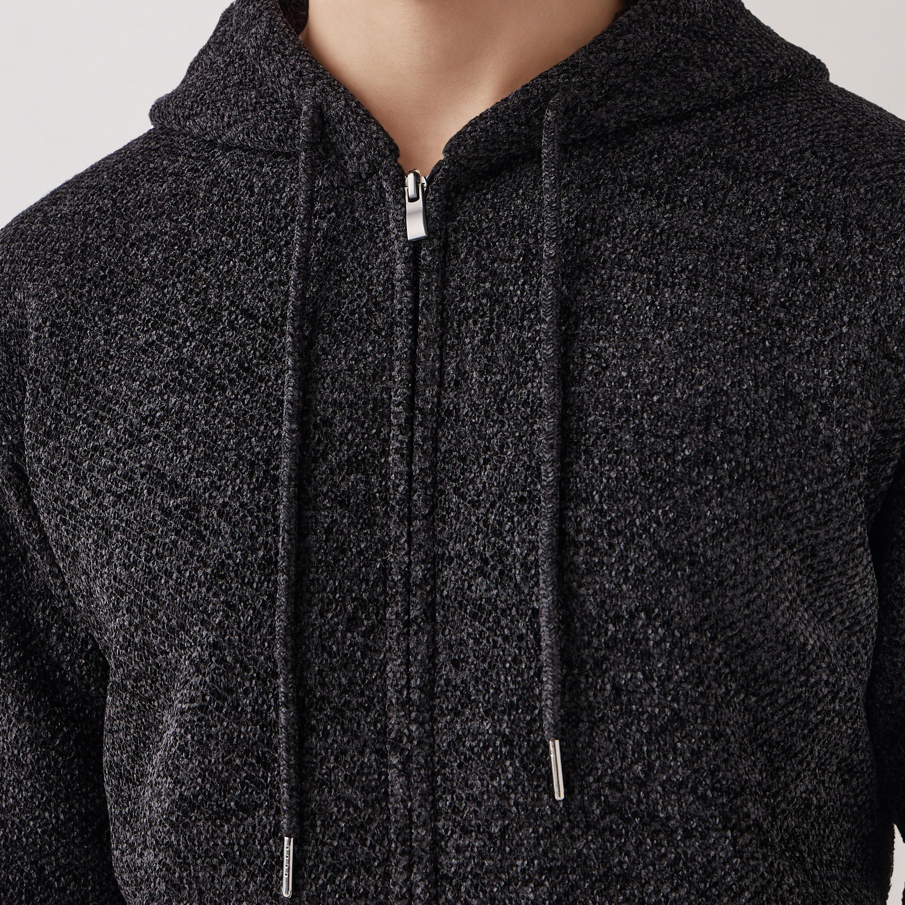 Men Regular Fit Textured Hoodie-men-winterwear-hoodiesandsweatshirts-image-3