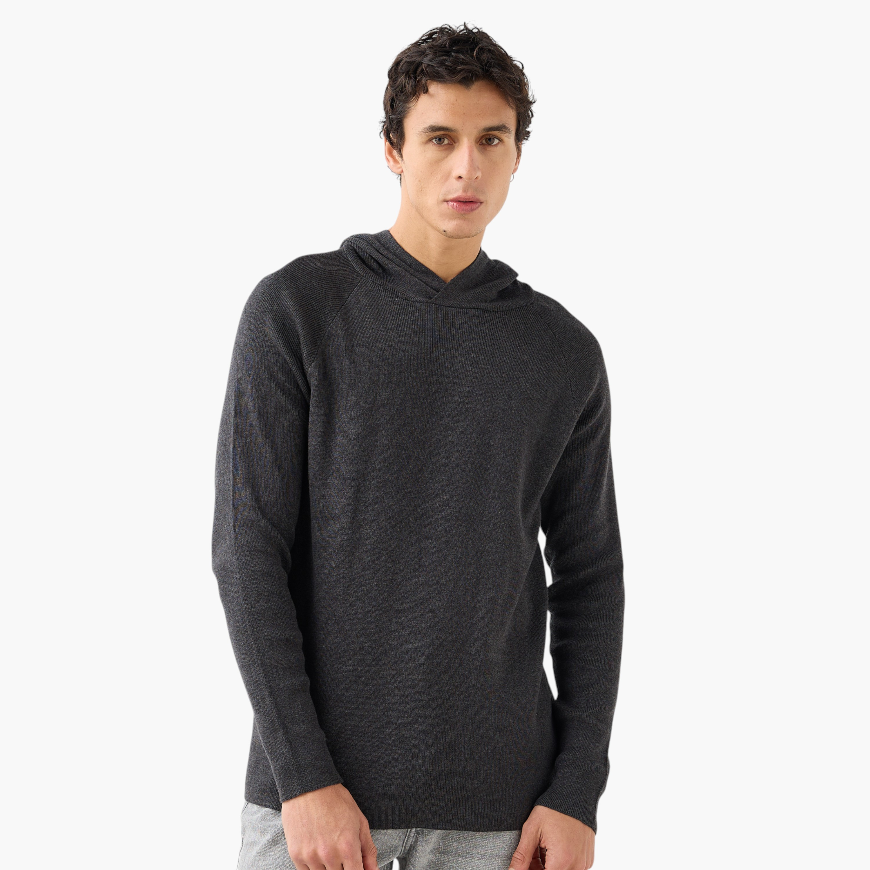 Men Hooded Neck Knitted Sweater-men-clothing-sweatersandpullovers-image-1