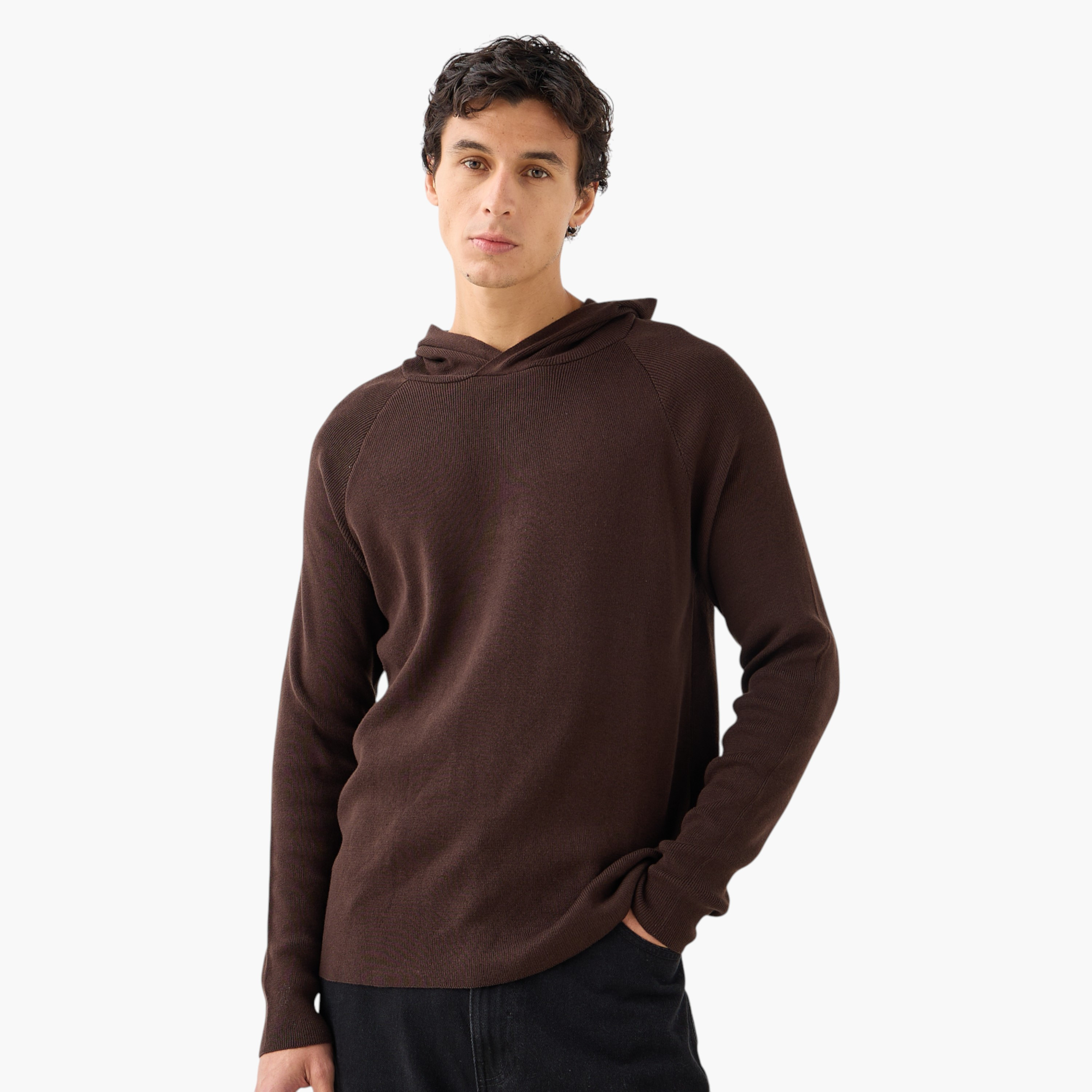 Men Hooded Neck Knitted Sweater-men-clothing-sweatersandpullovers-image-1