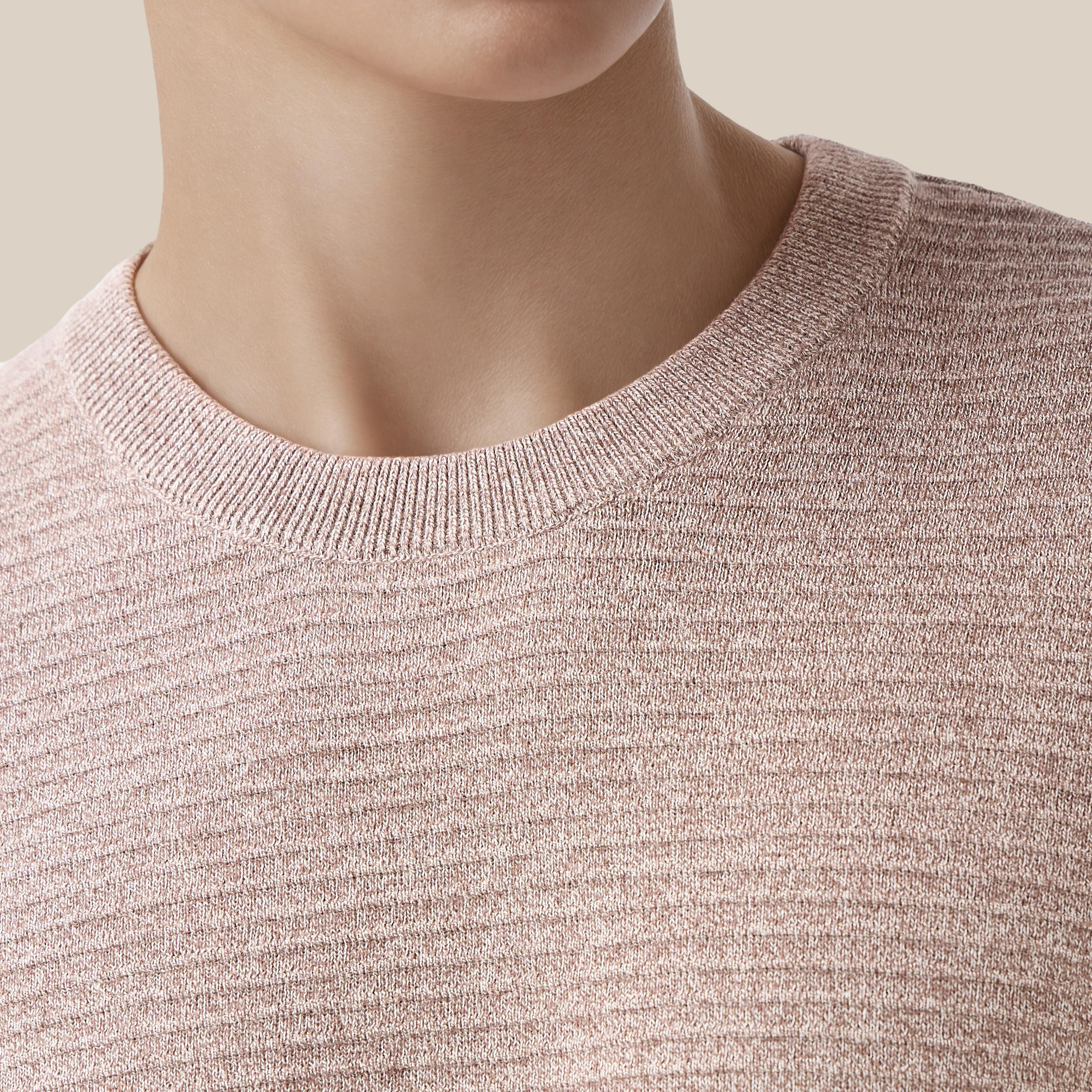 Textured Ottoman Sweater with Crew Neck-men-clothing-sweatersandpullovers-image-22