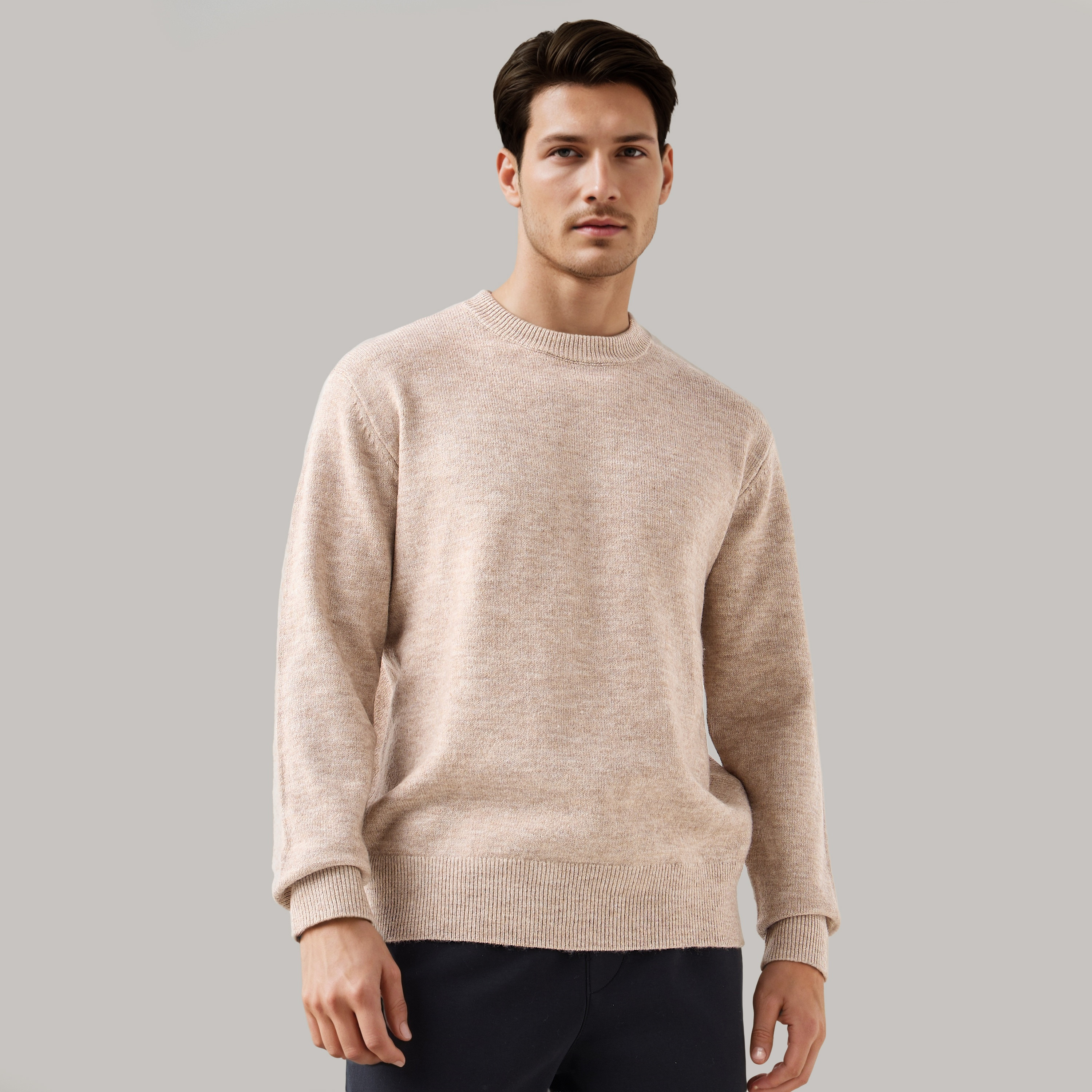 Textured Sweater with Crew Neck-men-clothing-sweatersandpullovers-image-24