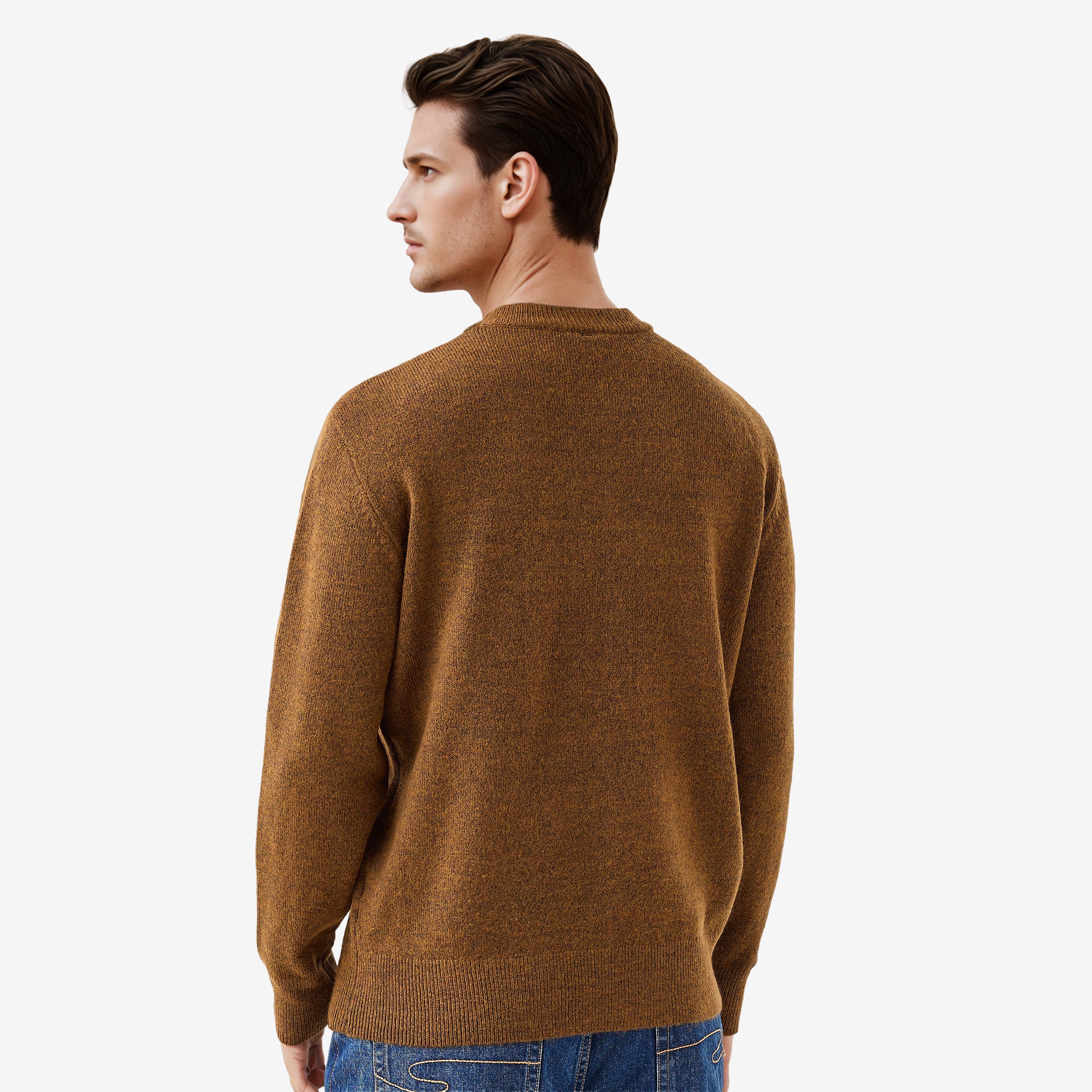 Textured Sweater with Crew Neck-men-clothing-sweatersandpullovers-image-4