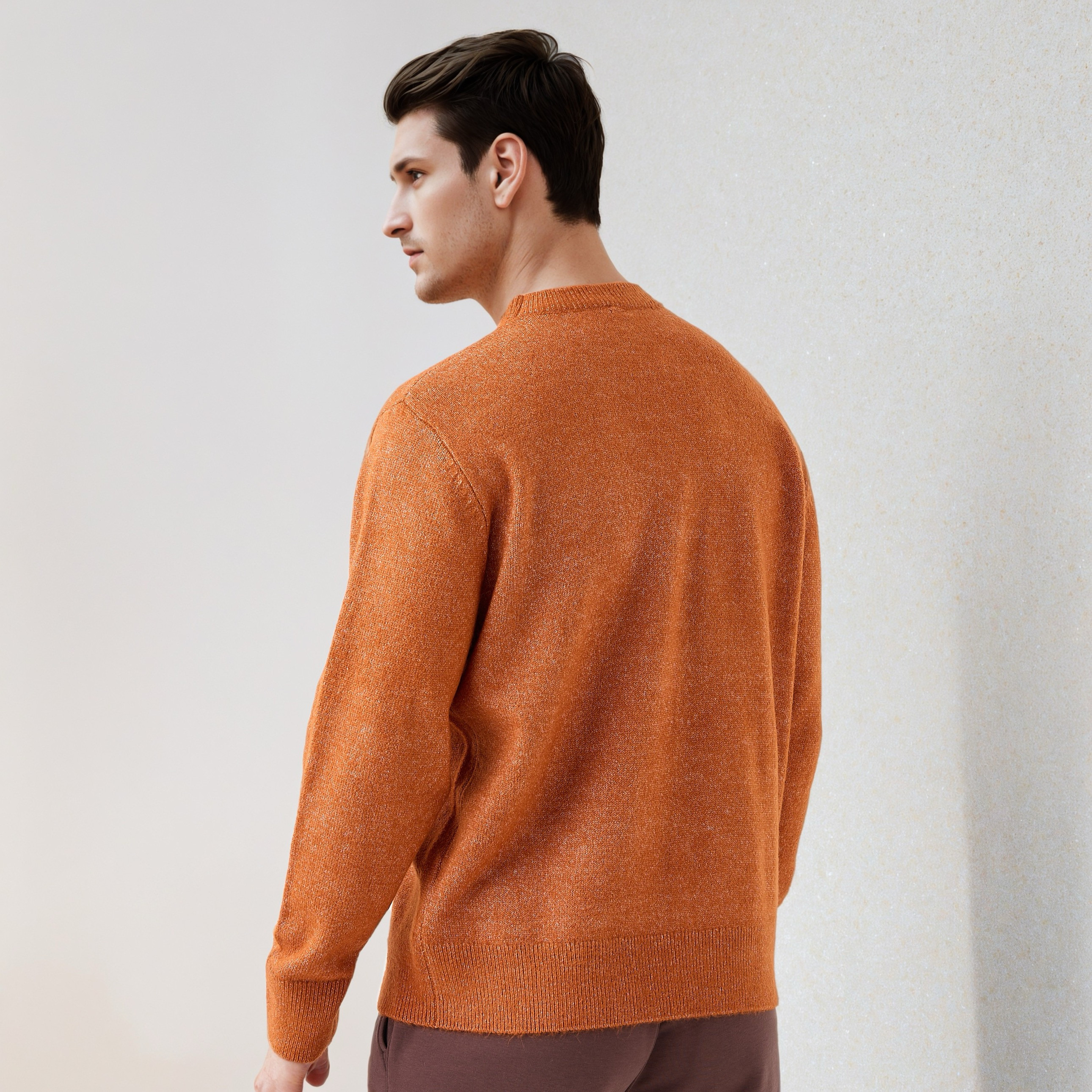 Textured Sweater with Crew Neck-men-clothing-sweatersandpullovers-image-4