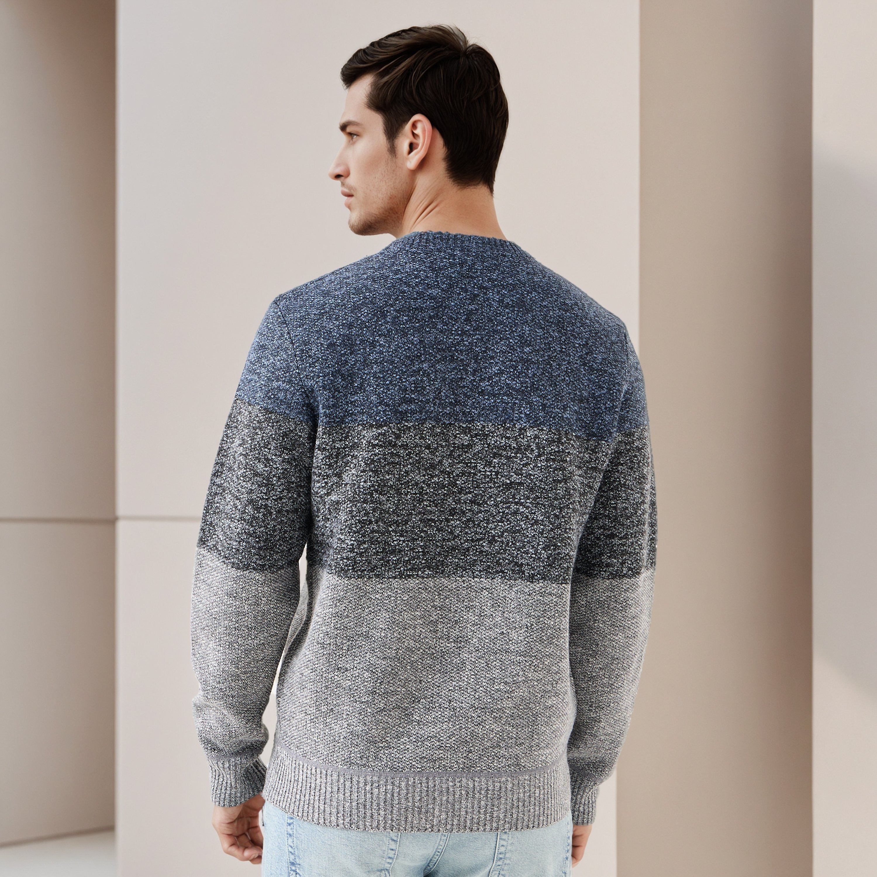 Men Crew Neck Striped Sweater-men-clothing-sweatersandpullovers-image-3
