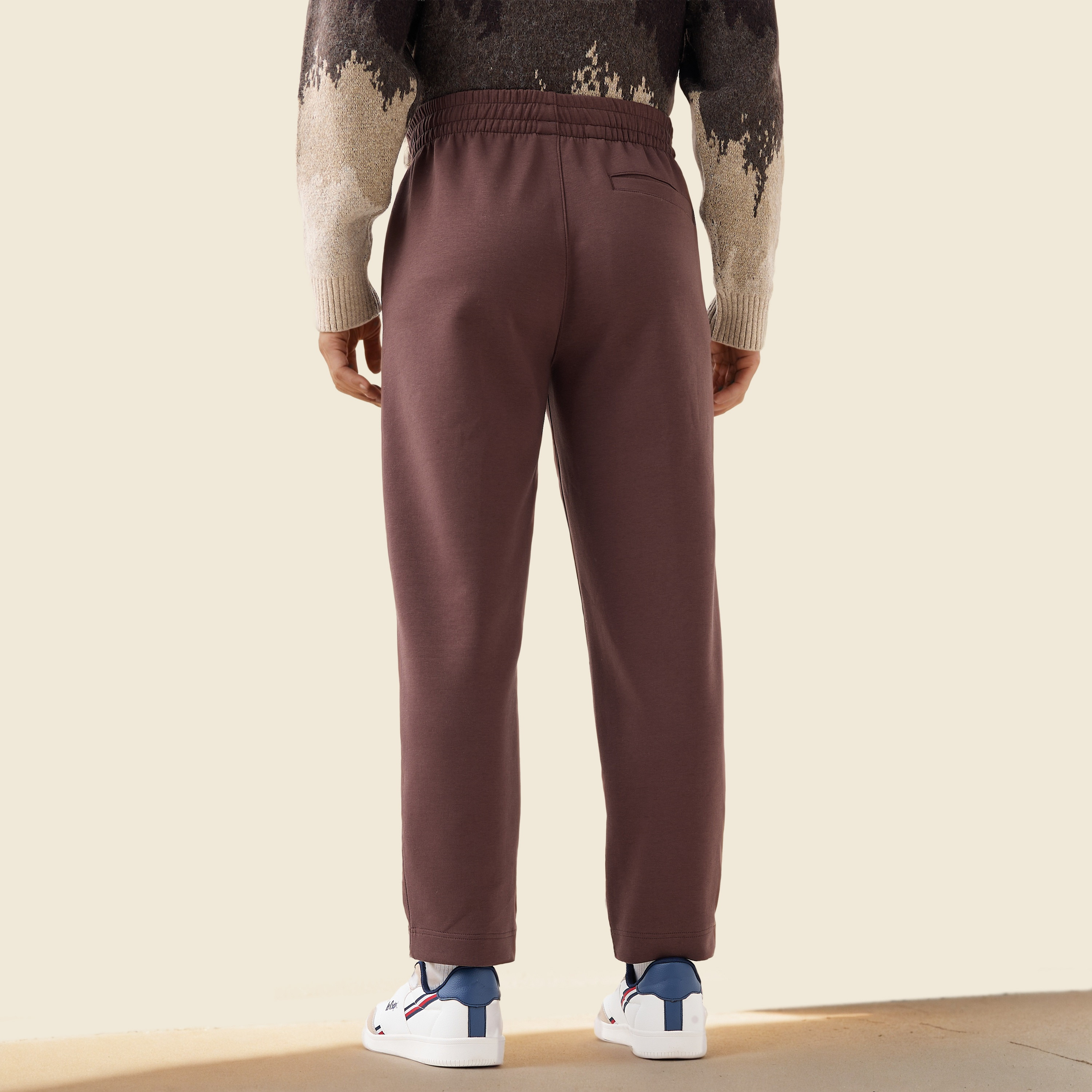 Men Regular Fit Joggers with Flexi Waist-men-clothing-bottoms-joggers-image-3