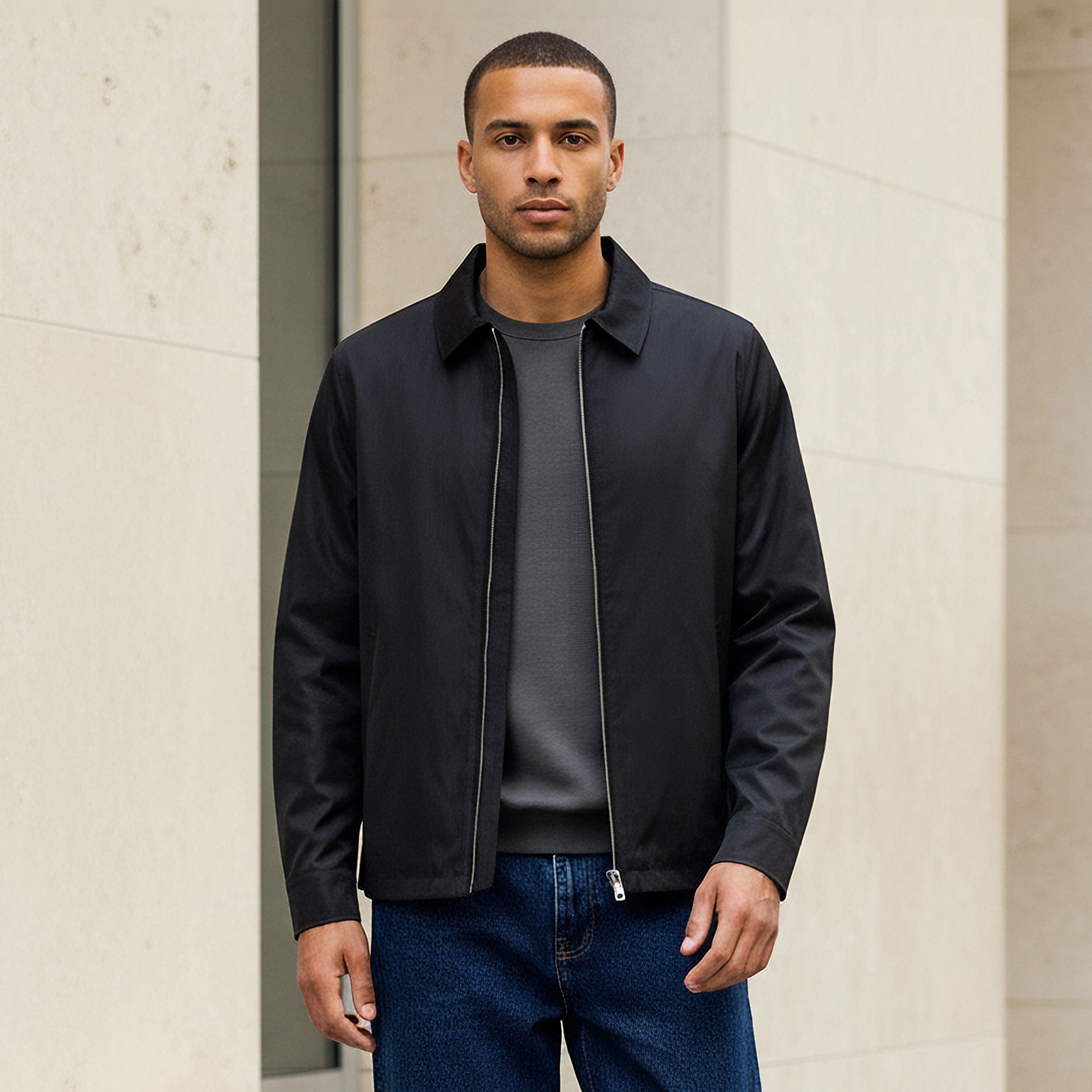 Men Regular Fit Collared Jacket-men-clothing-jacketsandblazers-jackets-image-1