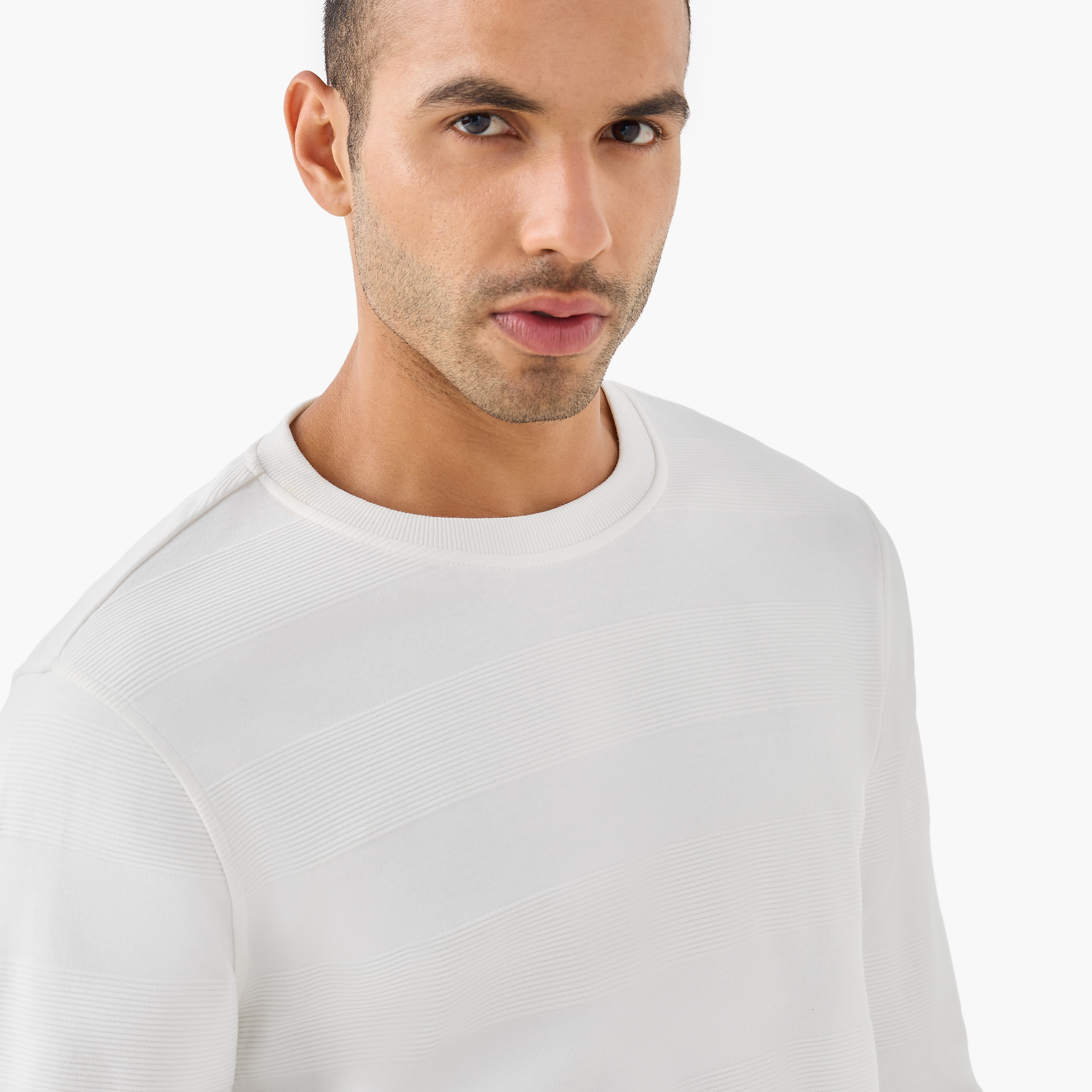 Ottoman Textured Sweatshirt-men-winterwear-hoodiesandsweatshirts-image-4