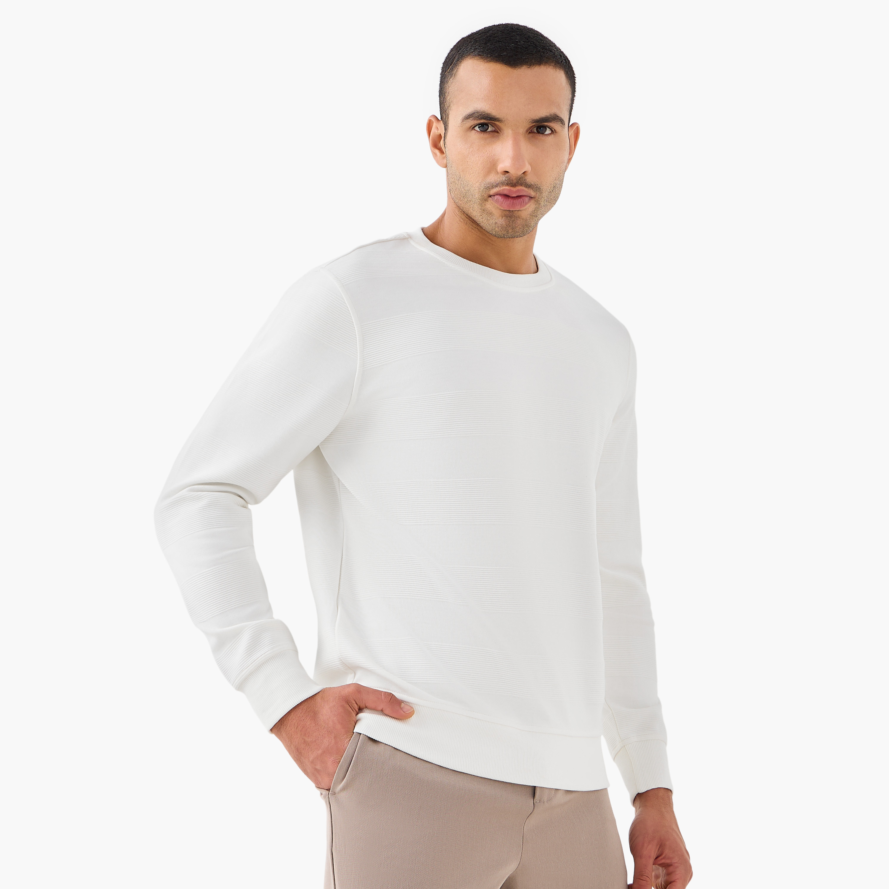 سويت شيرت بارز الملمس من أوتومان-men-winterwear-hoodiesandsweatshirts-image-29