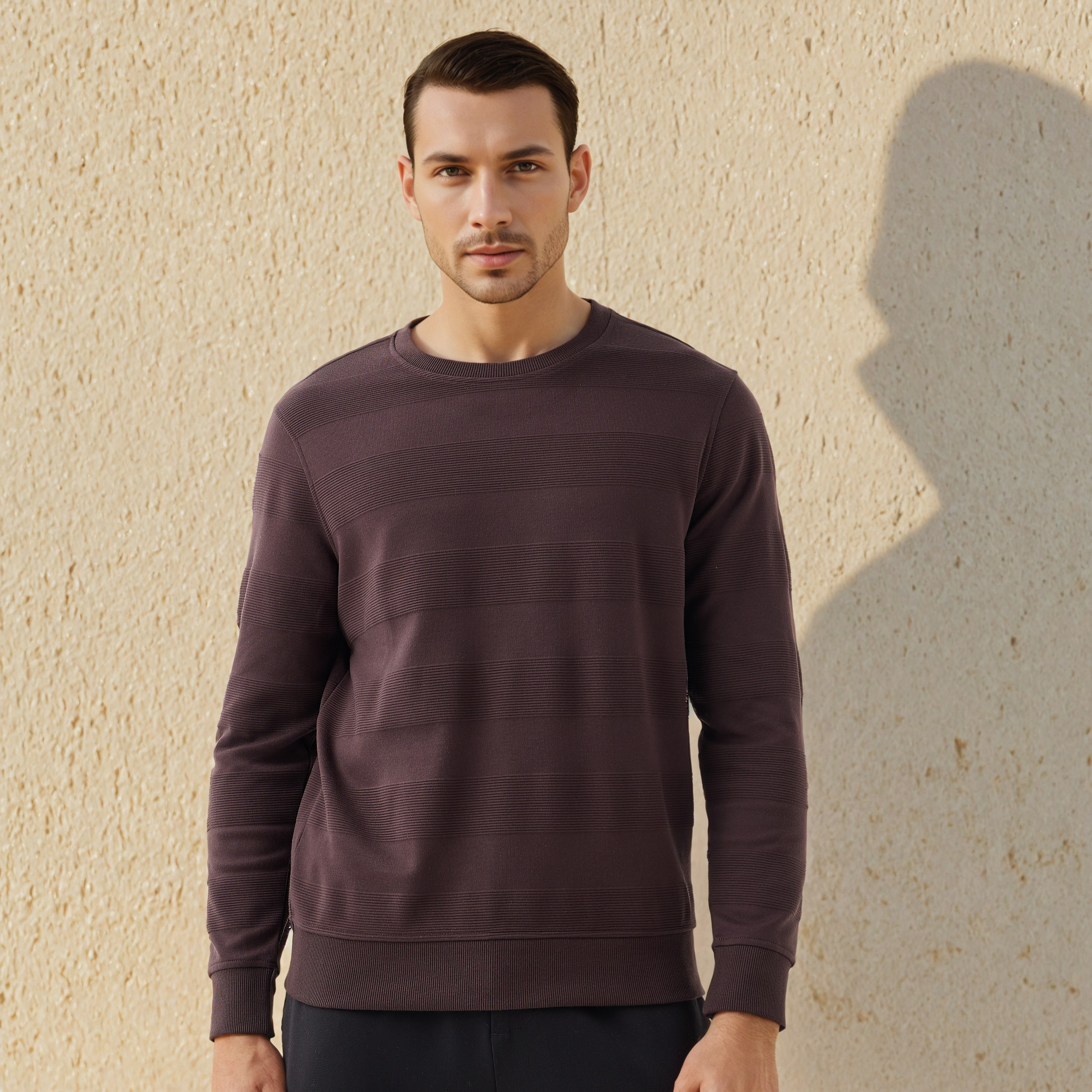 سويت شيرت بارز الملمس من أوتومان-men-winterwear-hoodiesandsweatshirts-image-23
