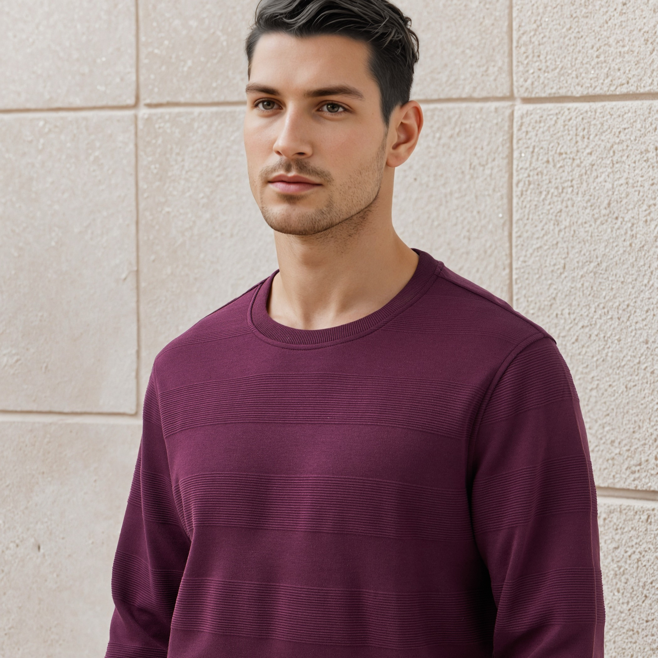 سويت شيرت بارز الملمس من أوتومان-men-winterwear-hoodiesandsweatshirts-image-10