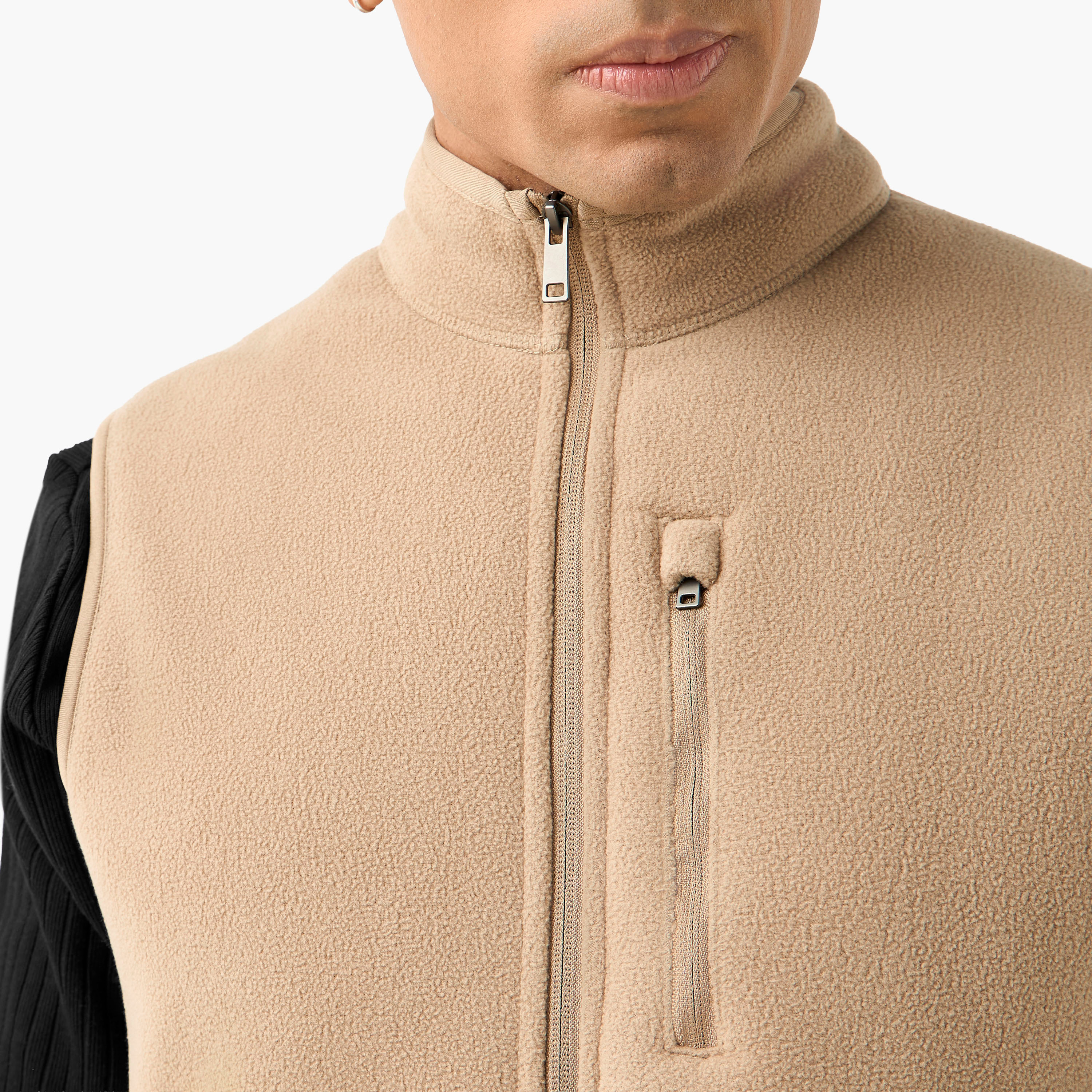 Men Regular Fit High Neck Sleeveless Jacket-men-clothing-jacketsandblazers-jackets-image-3