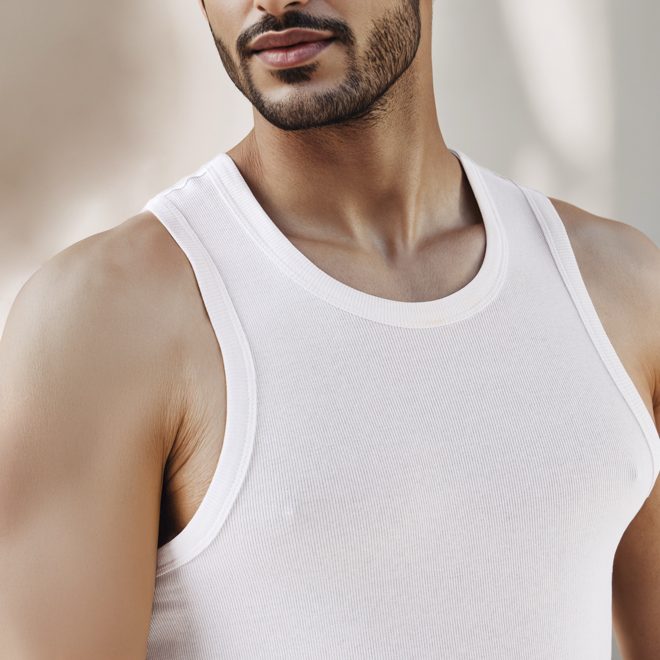 Men Ribbed Cotton Blend Vest-men-clothing-innerwear-vests-image-4