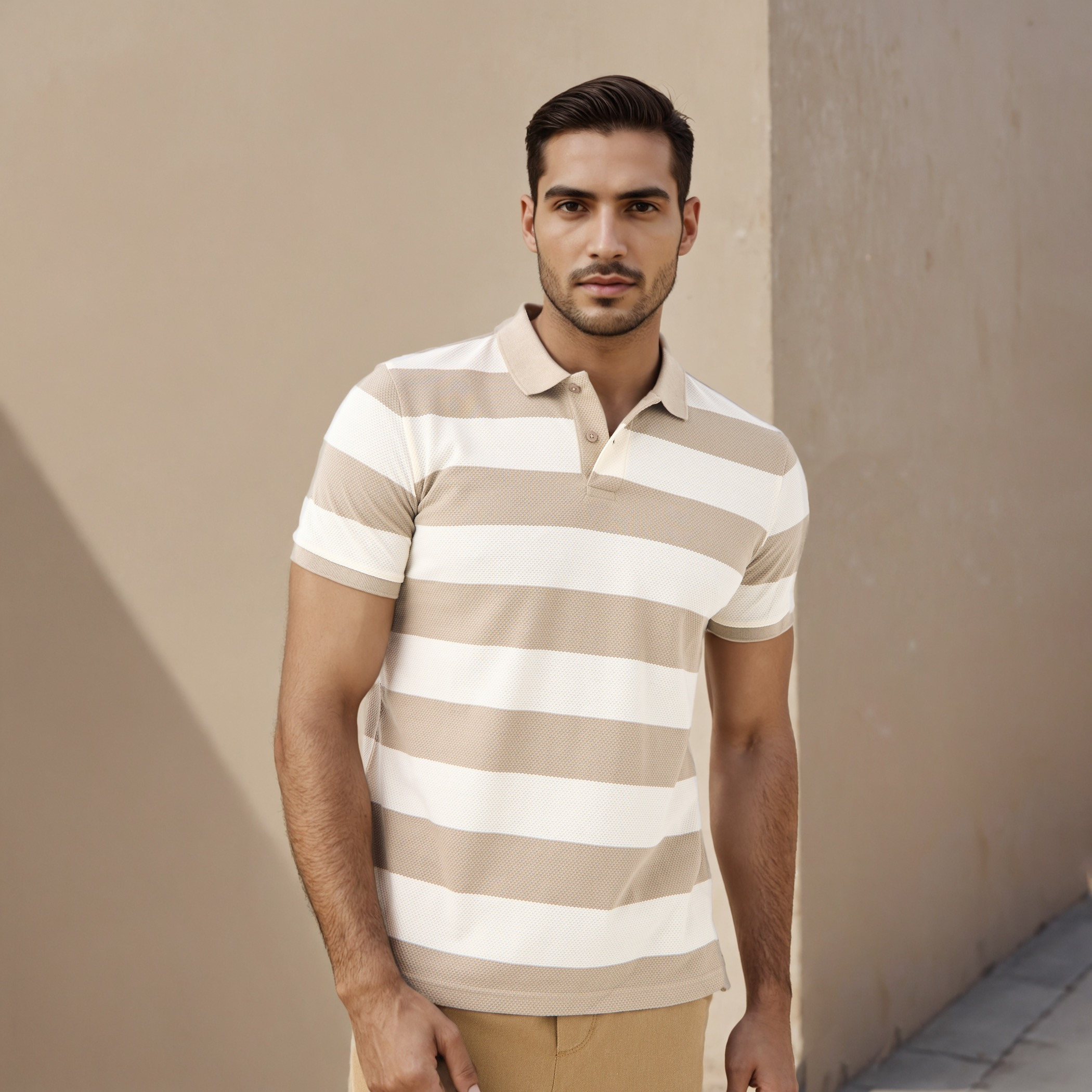 Striped Polo T-shirt-men-clothing-tshirtsandpolos-polos-image-1
