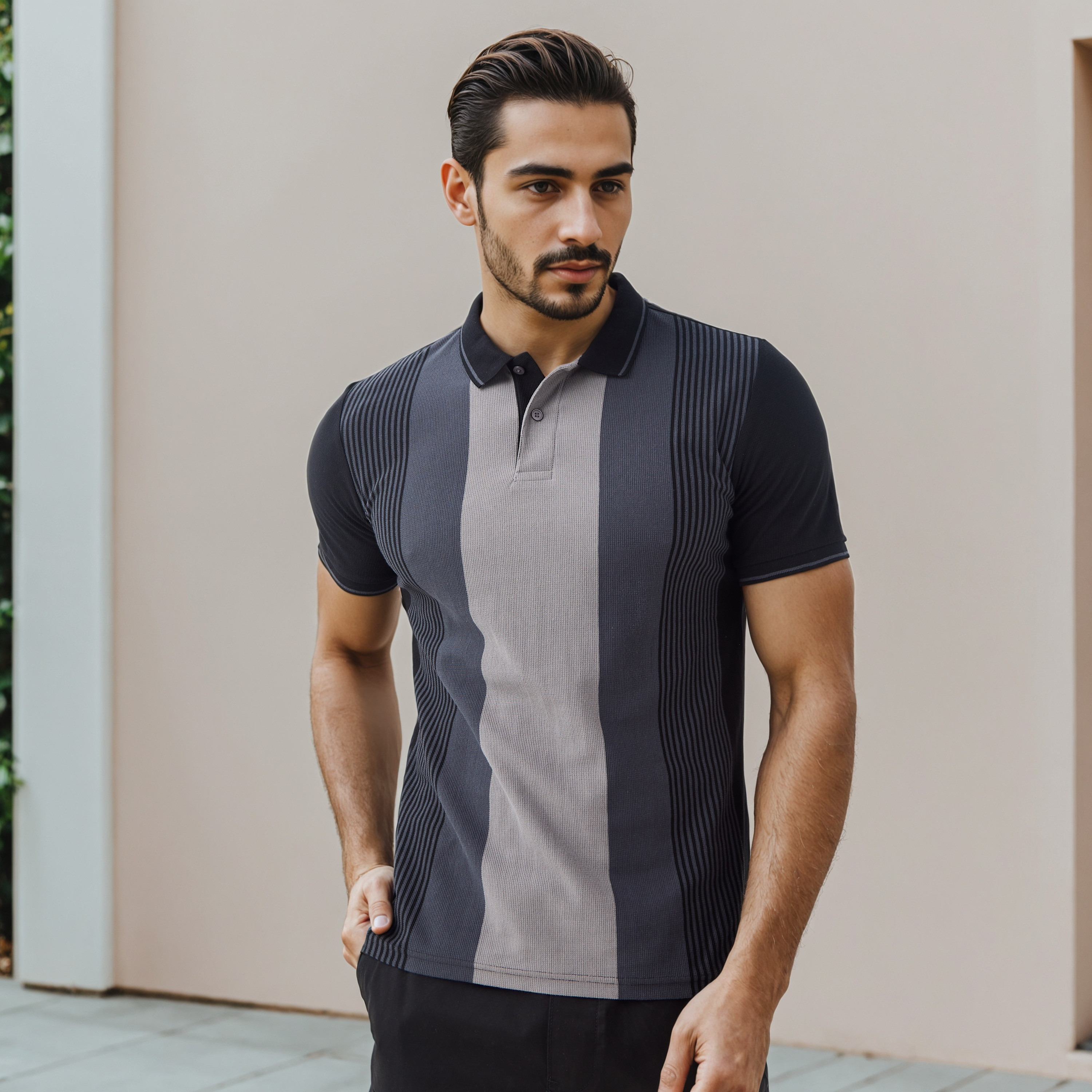 Striped Pique Polo T-shirt-men-clothing-tshirtsandpolos-polos-image-1