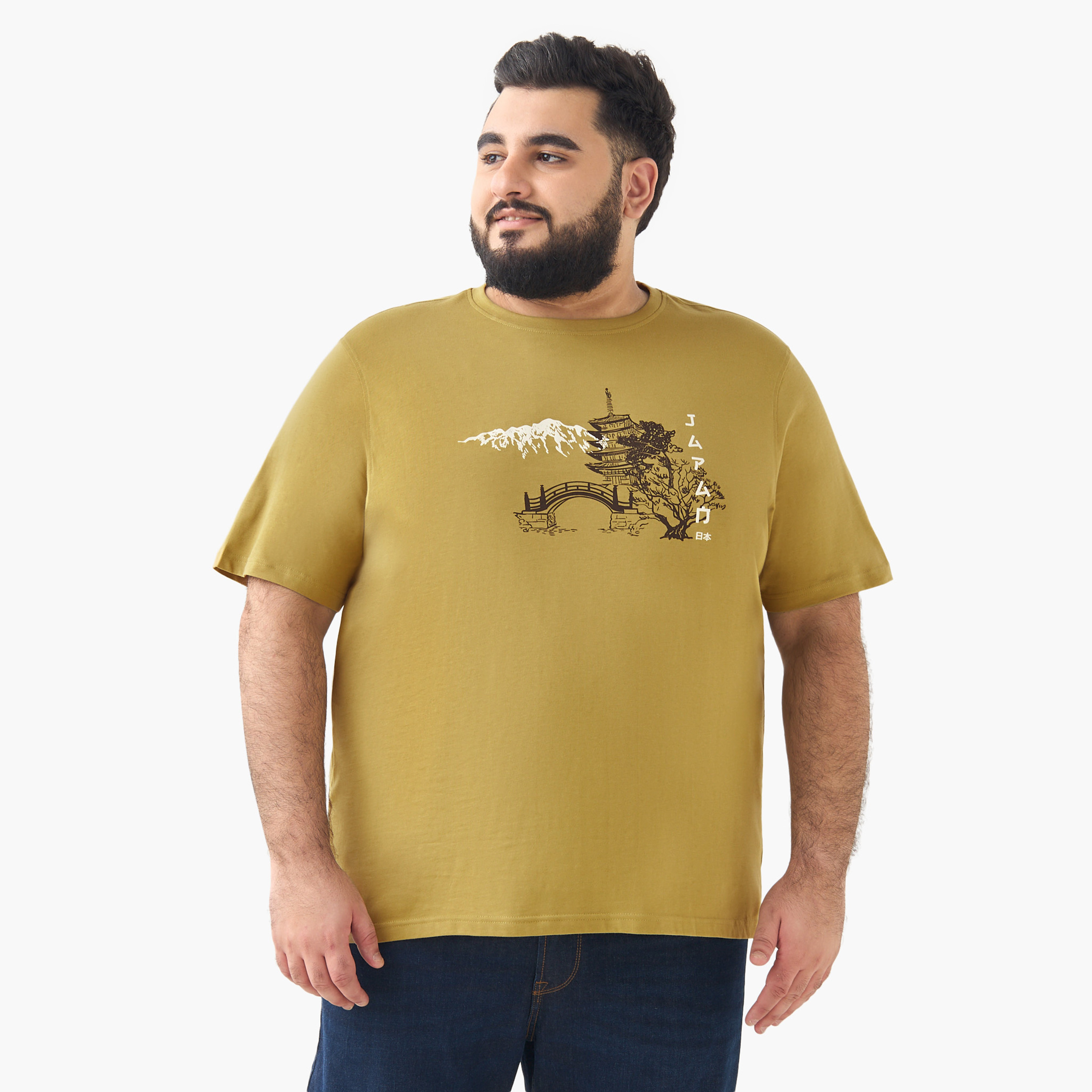 Sketch Art Print Slim Fit T-shirt-men-clothing-tshirtsandpolos-tshirts-image-2