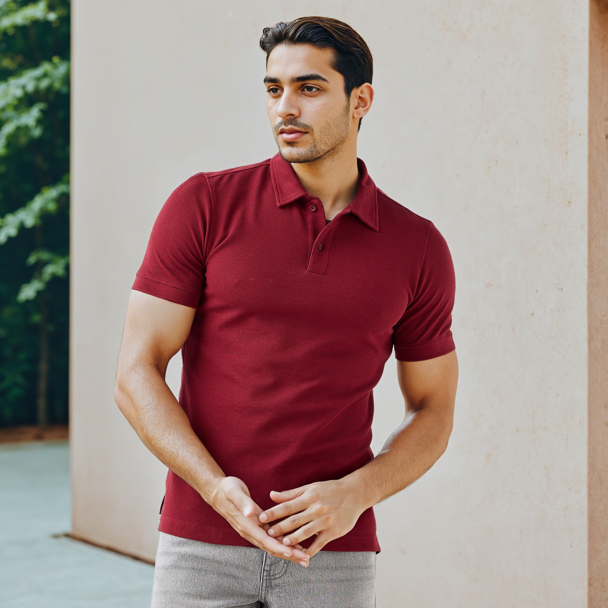 تيشيرت بولو بارز الملمس-men-clothing-tshirtsandpolos-polos-image-1