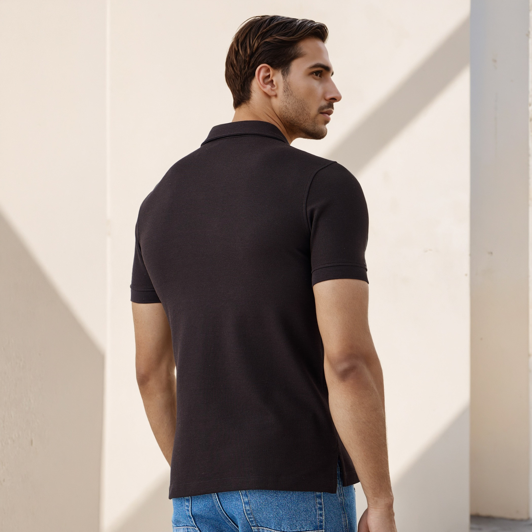Textured Polo T-shirt-men-clothing-tshirtsandpolos-polos-image-4