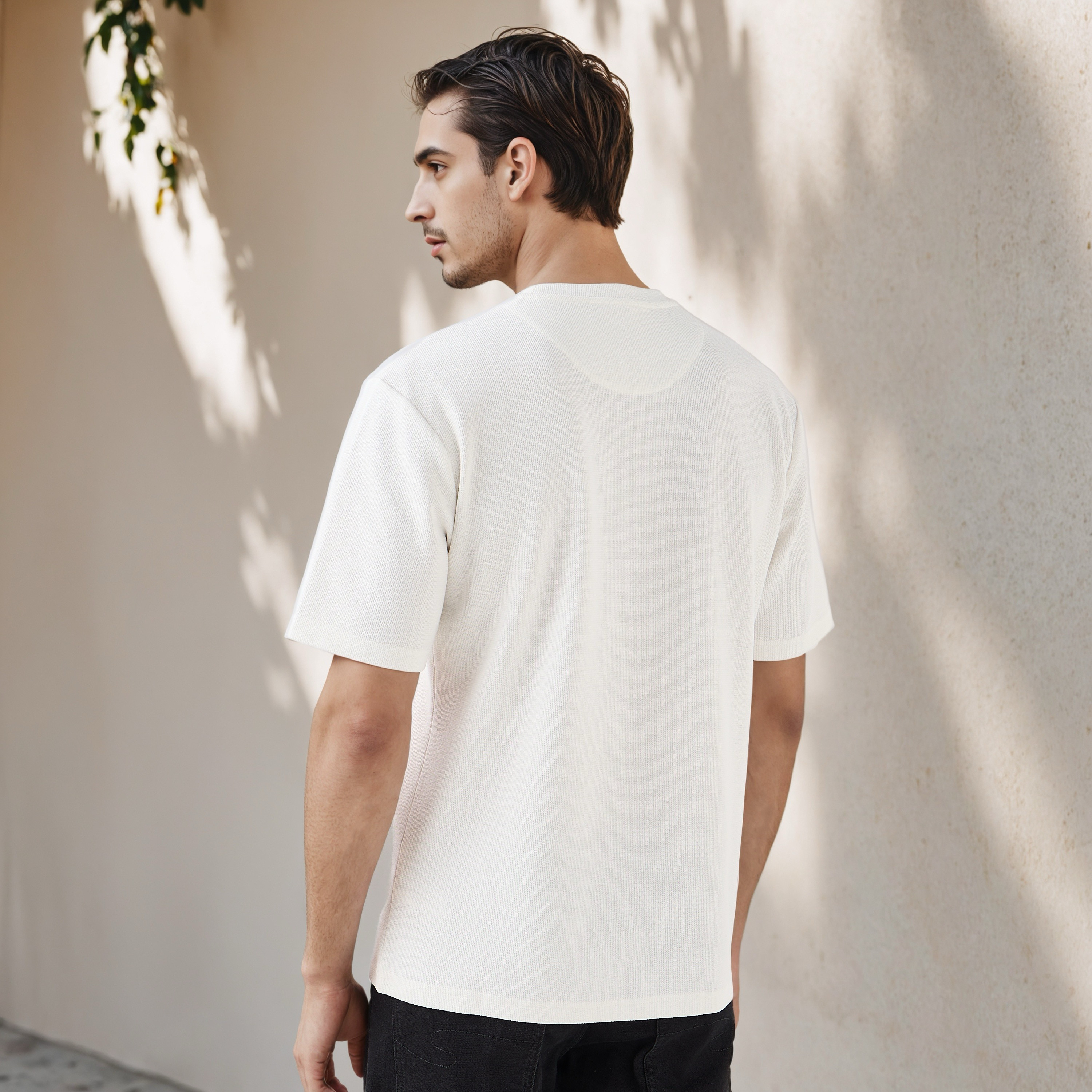 Relaxed Fit Textured T-shirt-men-clothing-tshirtsandpolos-tshirts-image-3