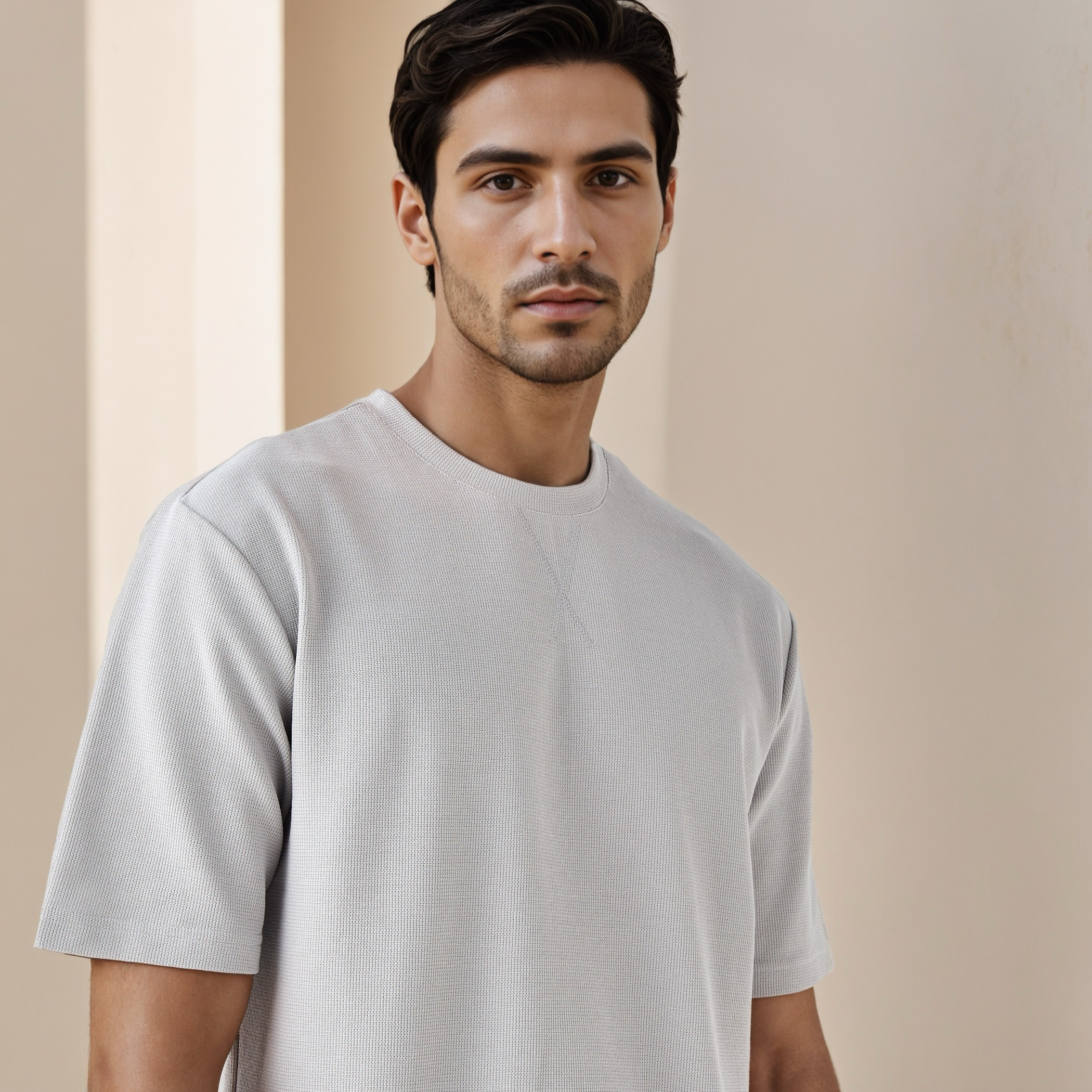 تيشيرت بارز الملمس بقصّة مريحة-men-clothing-tshirtsandpolos-tshirts-image-4