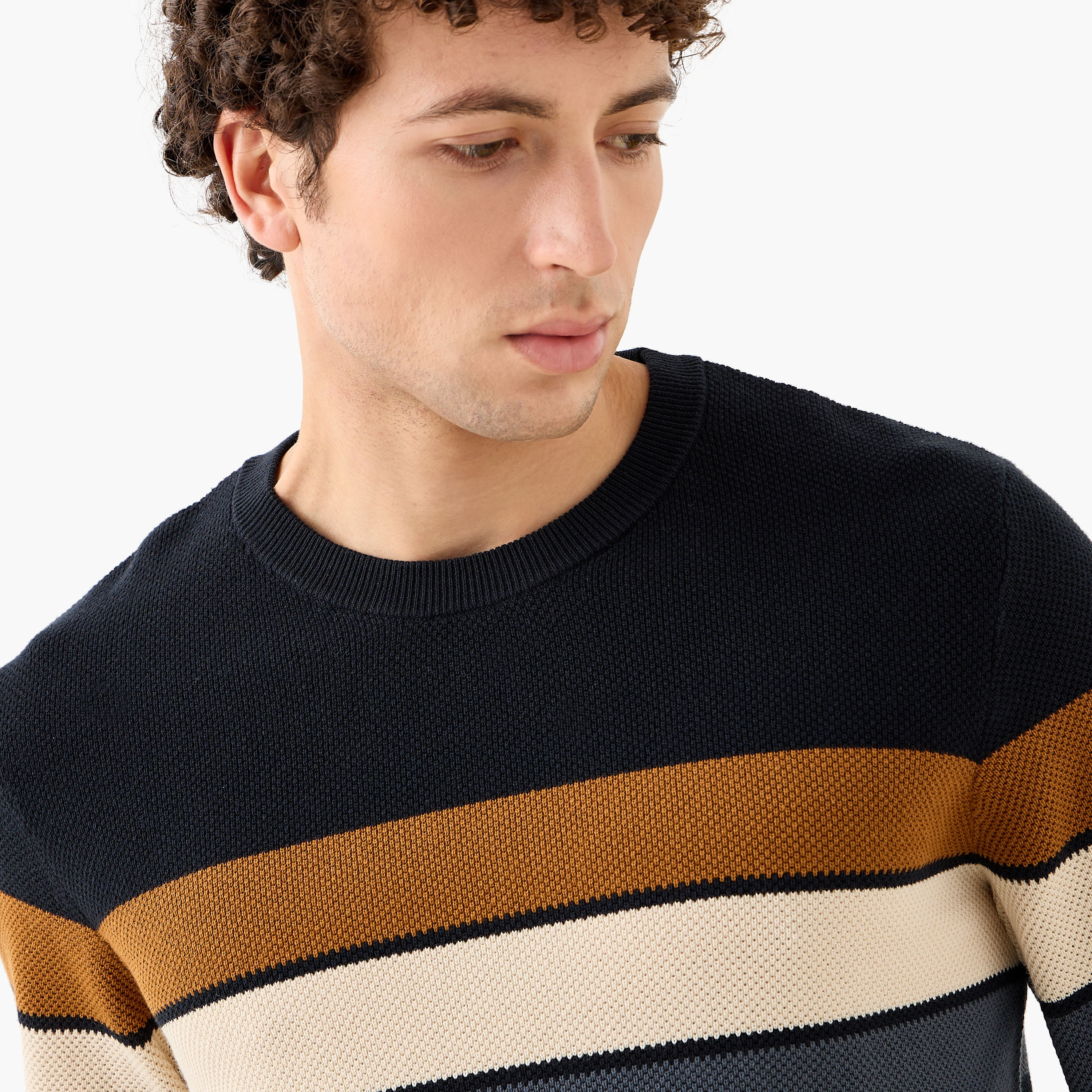Men Crew Neck Striped Sweater-men-clothing-sweatersandpullovers-image-4