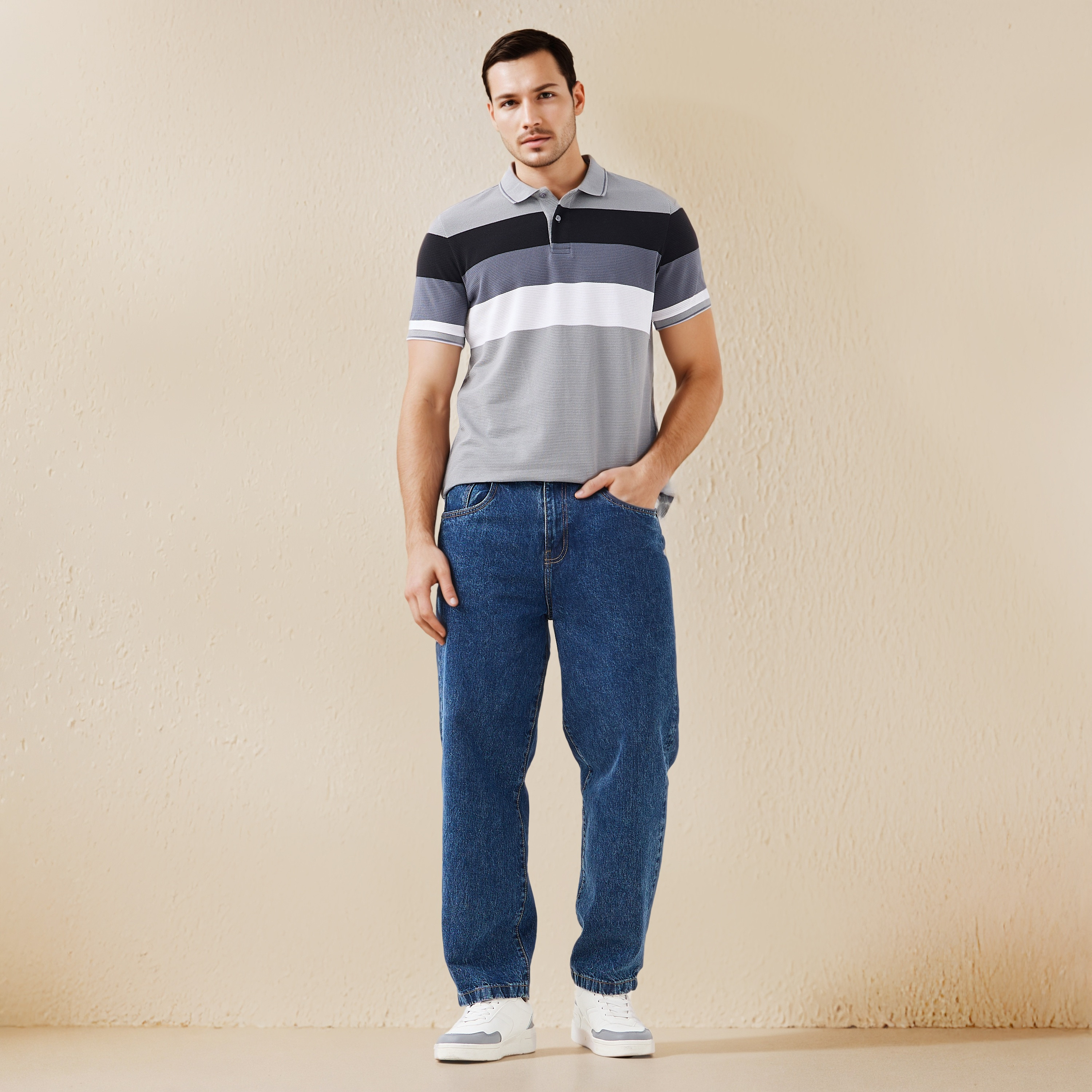 Striped Polo T-shirt-men-clothing-tshirtsandpolos-polos-image-2