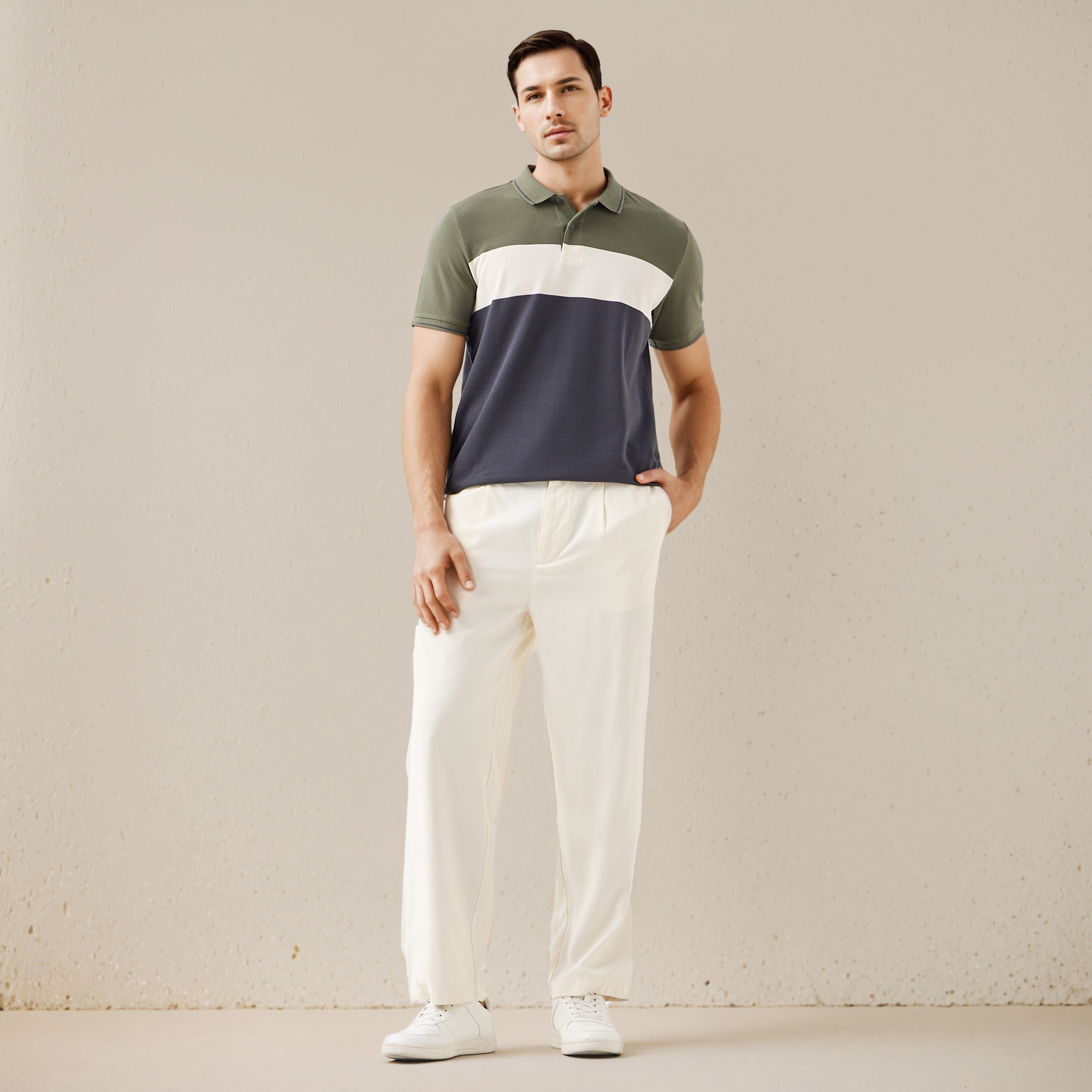 Striped Regular Fit Polo T-shirt-men-clothing-tshirtsandpolos-polos-image-2