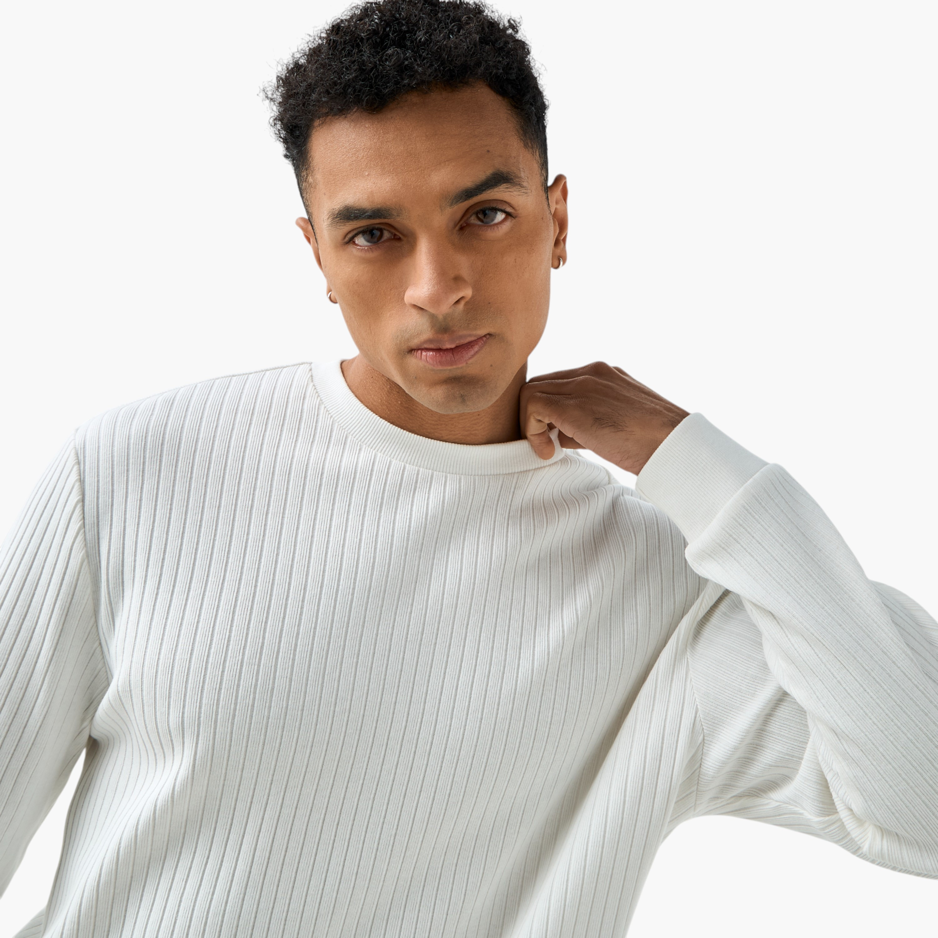 Men Regular Fit Crew Neck Long Sleeves Ribbed T-shirt-men-clothing-tshirtsandpolos-tshirts-image-5