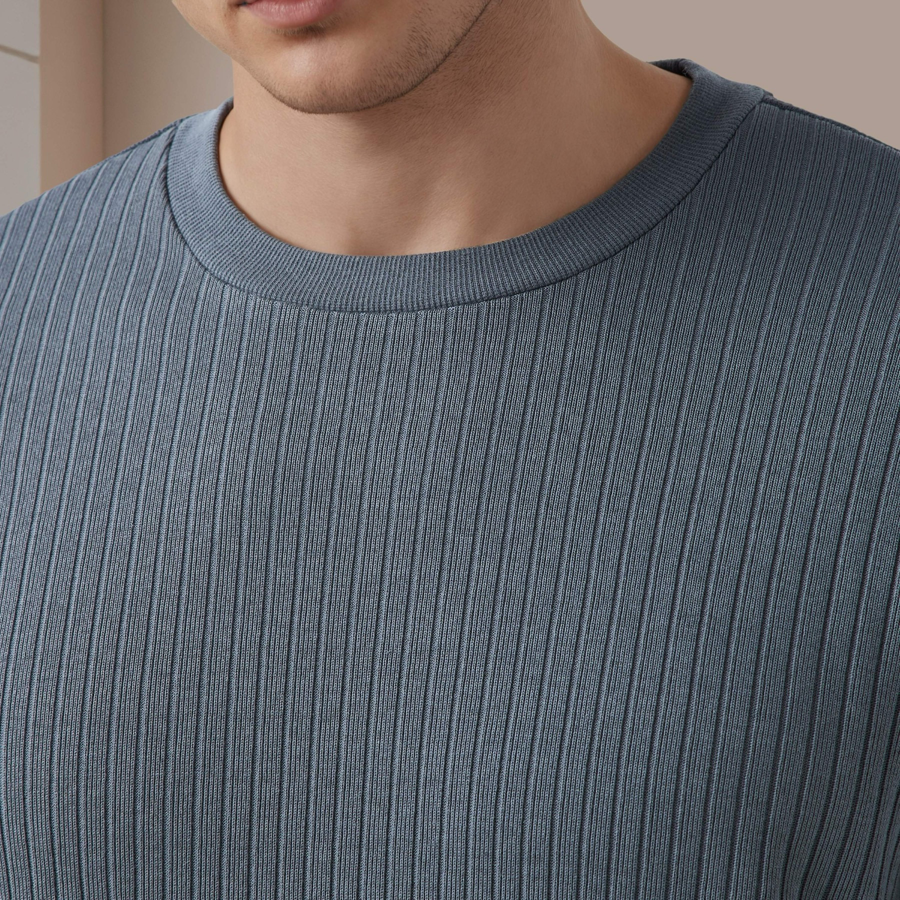 Men Regular Fit Crew Neck Long Sleeves Ribbed T-shirt-men-clothing-tshirtsandpolos-tshirts-image-5