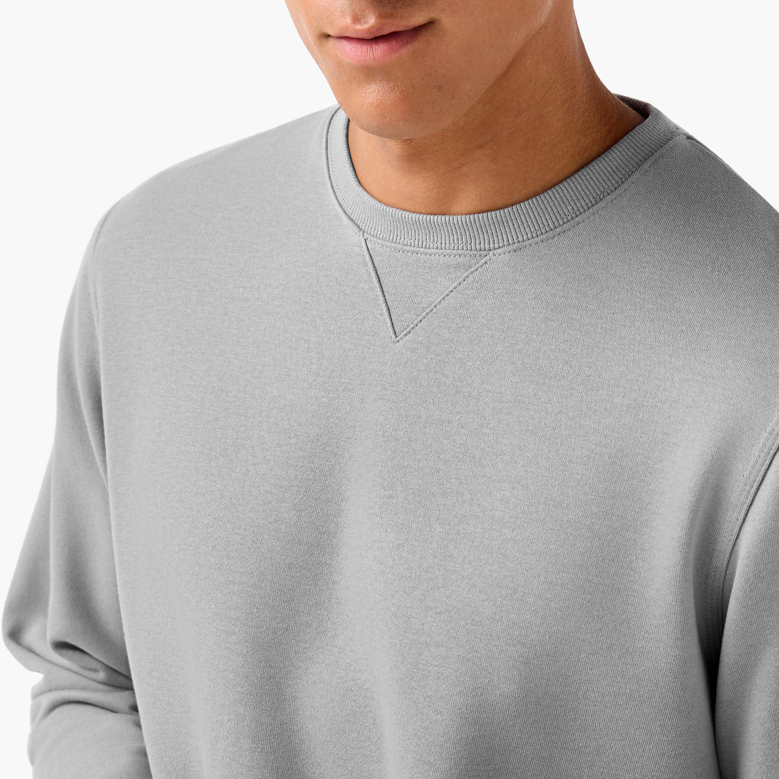 Men Regular Fit Crew Neck Sweatshirt-men-winterwear-hoodiesandsweatshirts-image-4