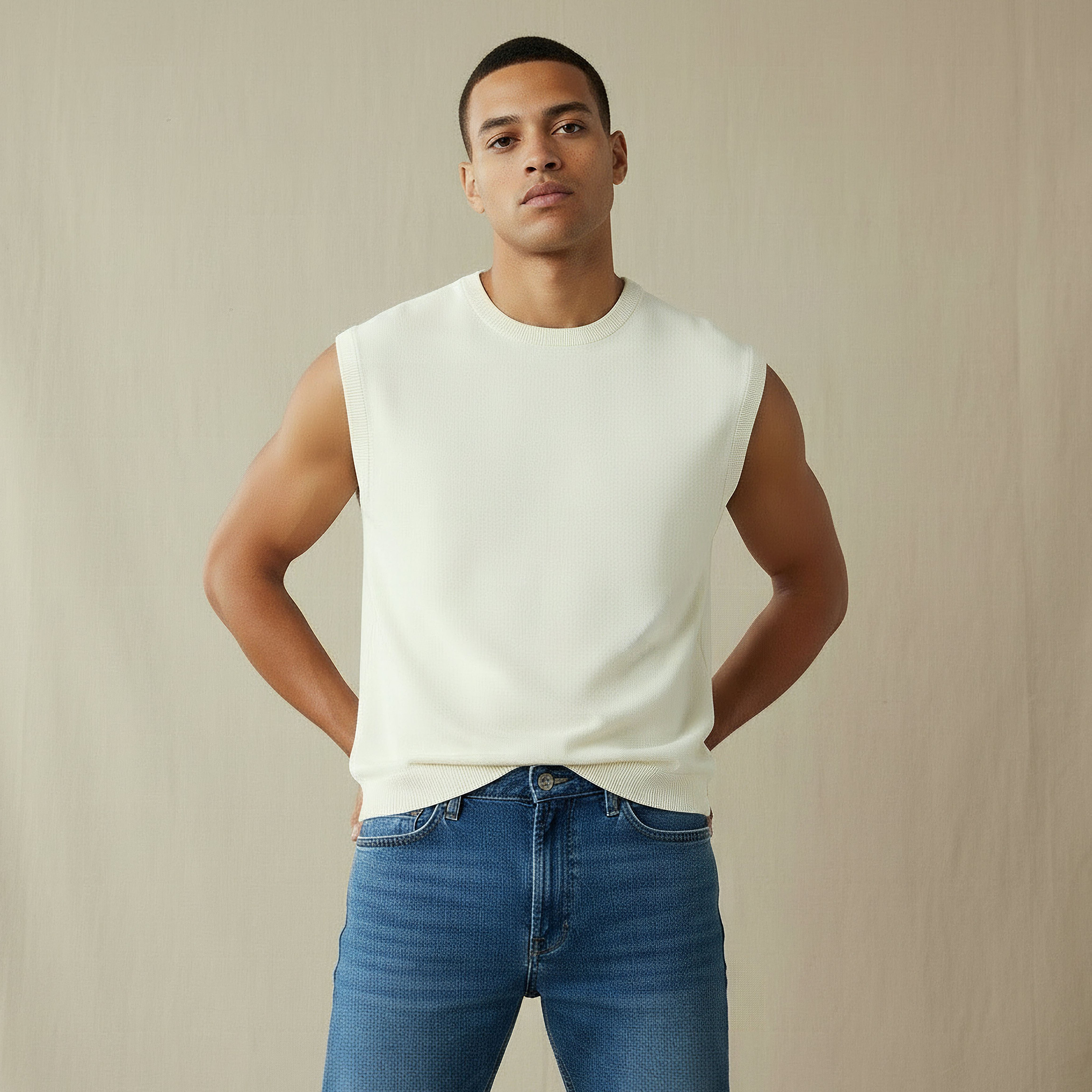 Men Crew Neck Sleeveless Sweater-men-clothing-sweatersandpullovers-image-5