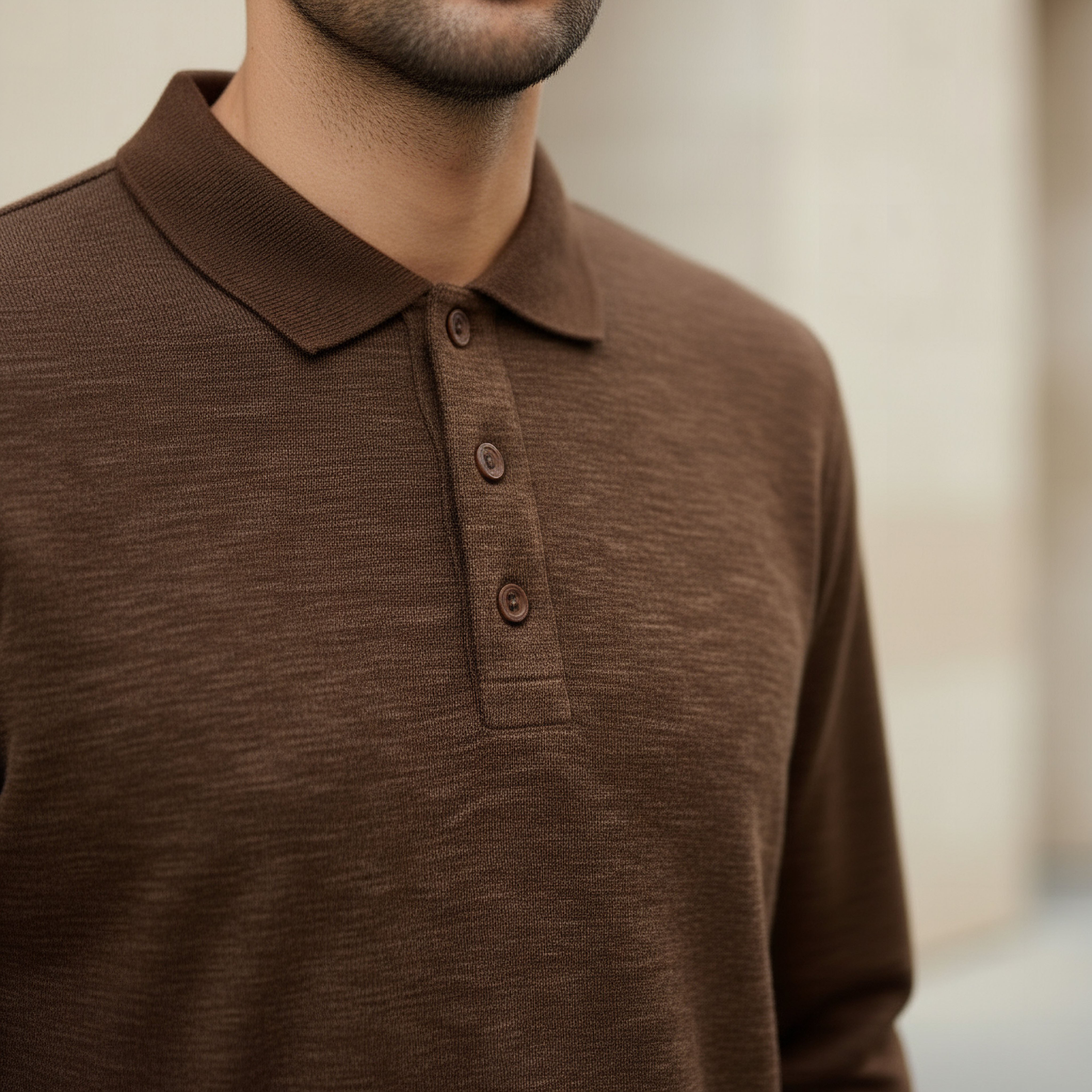 Men Long Sleeves Textured Polo T-shirt-men-clothing-tshirtsandpolos-polos-image-4